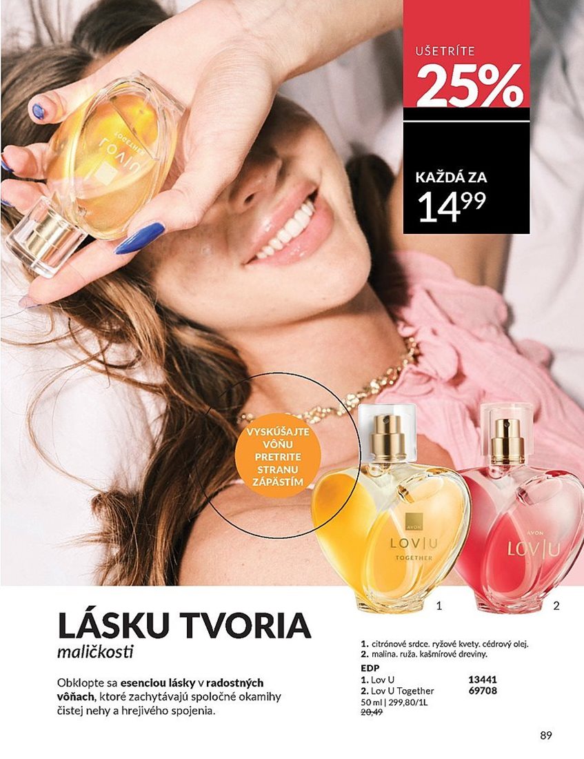 avon - Leták Avon platný od 01.08. do 31.08. - page: 89