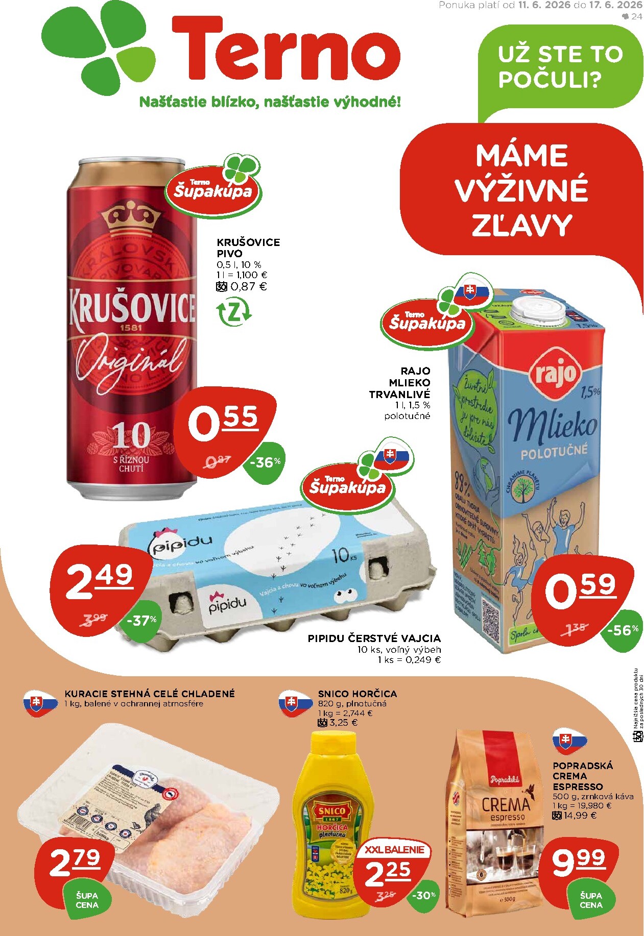 terno - Nový Terno leták od štvrtka, 11.06.2026 do stredy, 17.06.2026