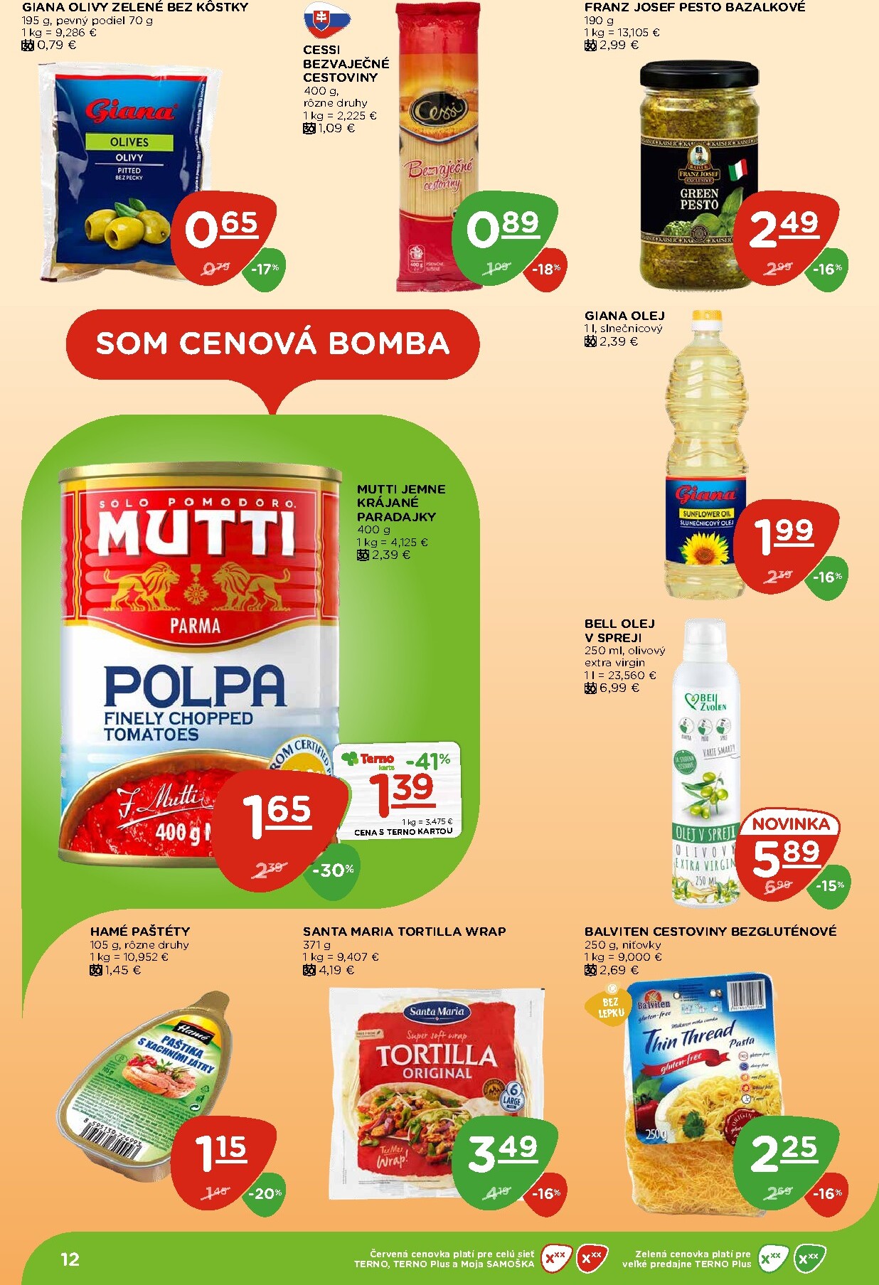 terno - Nový Terno leták od štvrtka, 23.07.2026 do stredy, 29.07.2026 - page: 12
