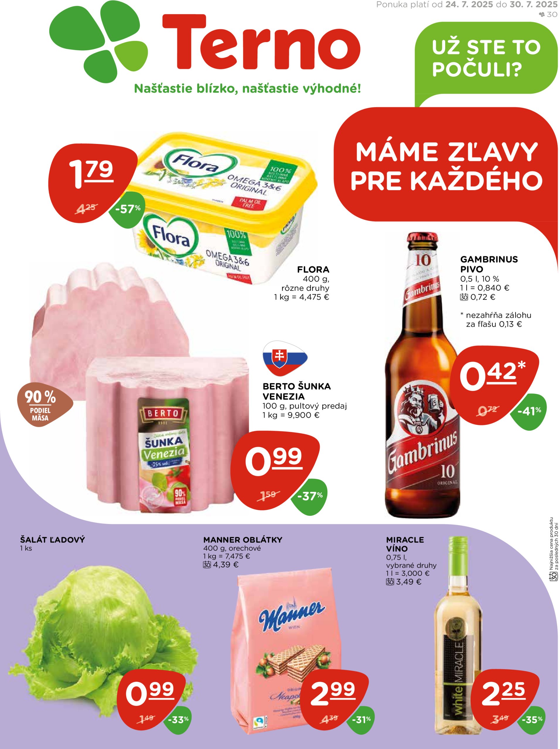terno - Leták Terno platný od 24.07. do 30.07.
