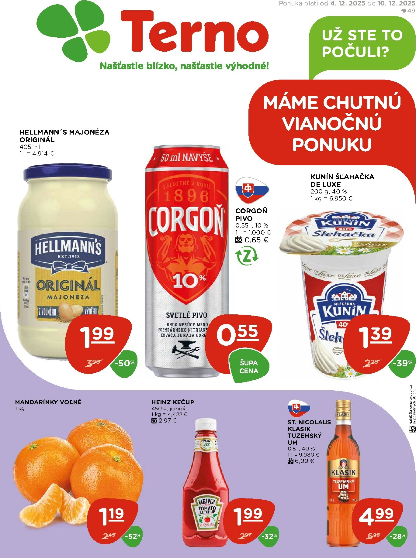 terno - Leták Terno platný od 04.12. do 10.12.