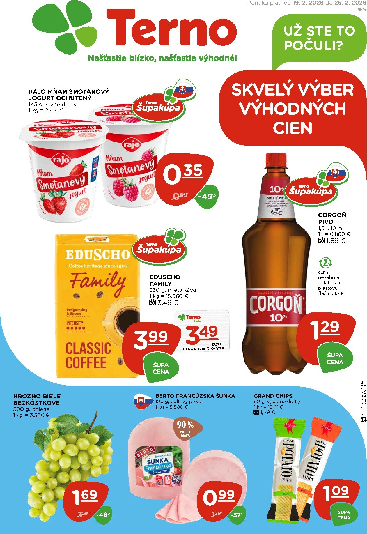 terno - Leták Terno platný od 19.02.2026 do 25.02.2026
