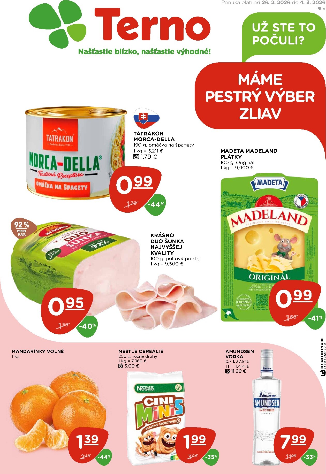 terno - Leták Terno platný od 26.02.2026 do 04.03.2026