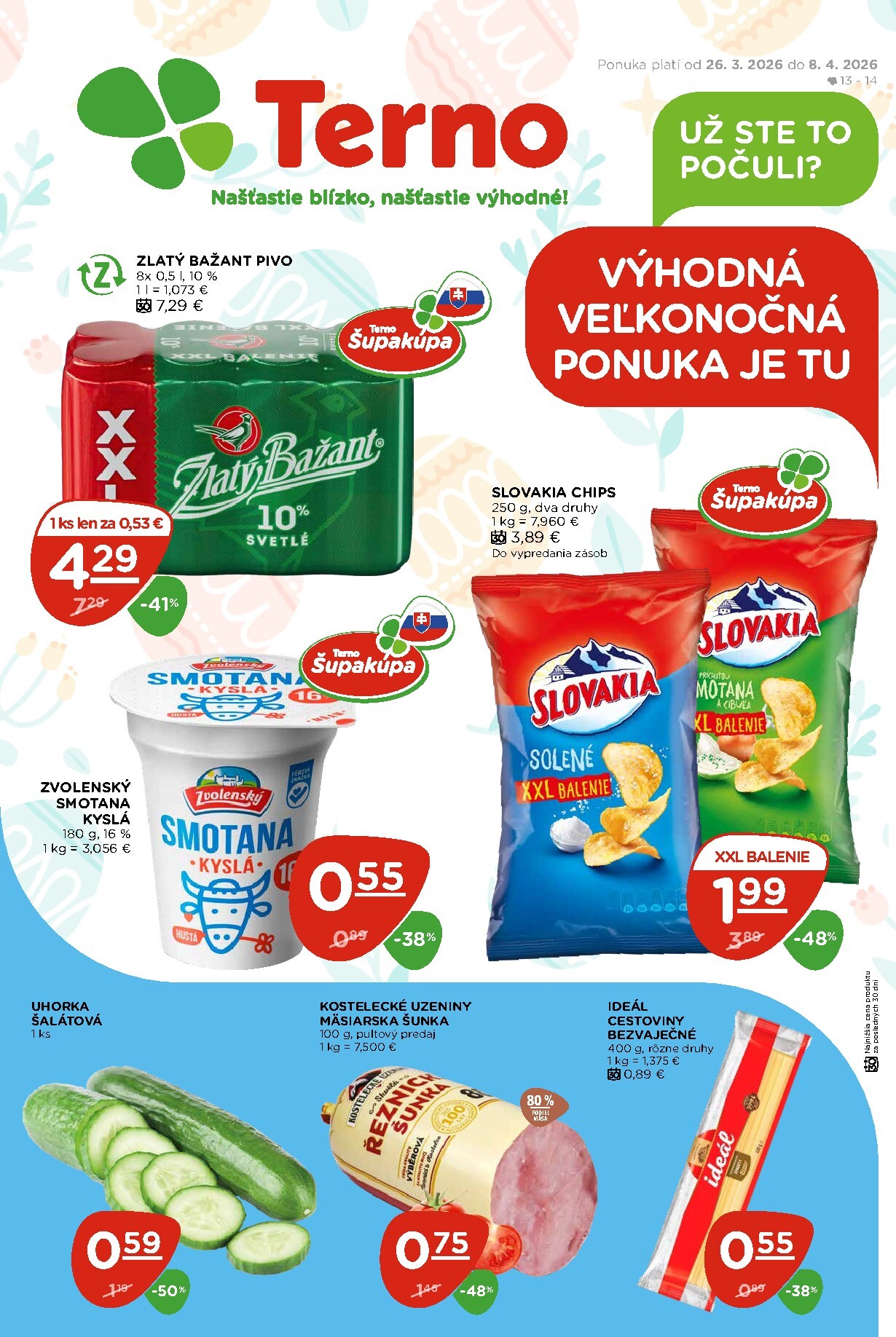 terno - Leták Terno platný od 26.03.2026 do 08.04.2026