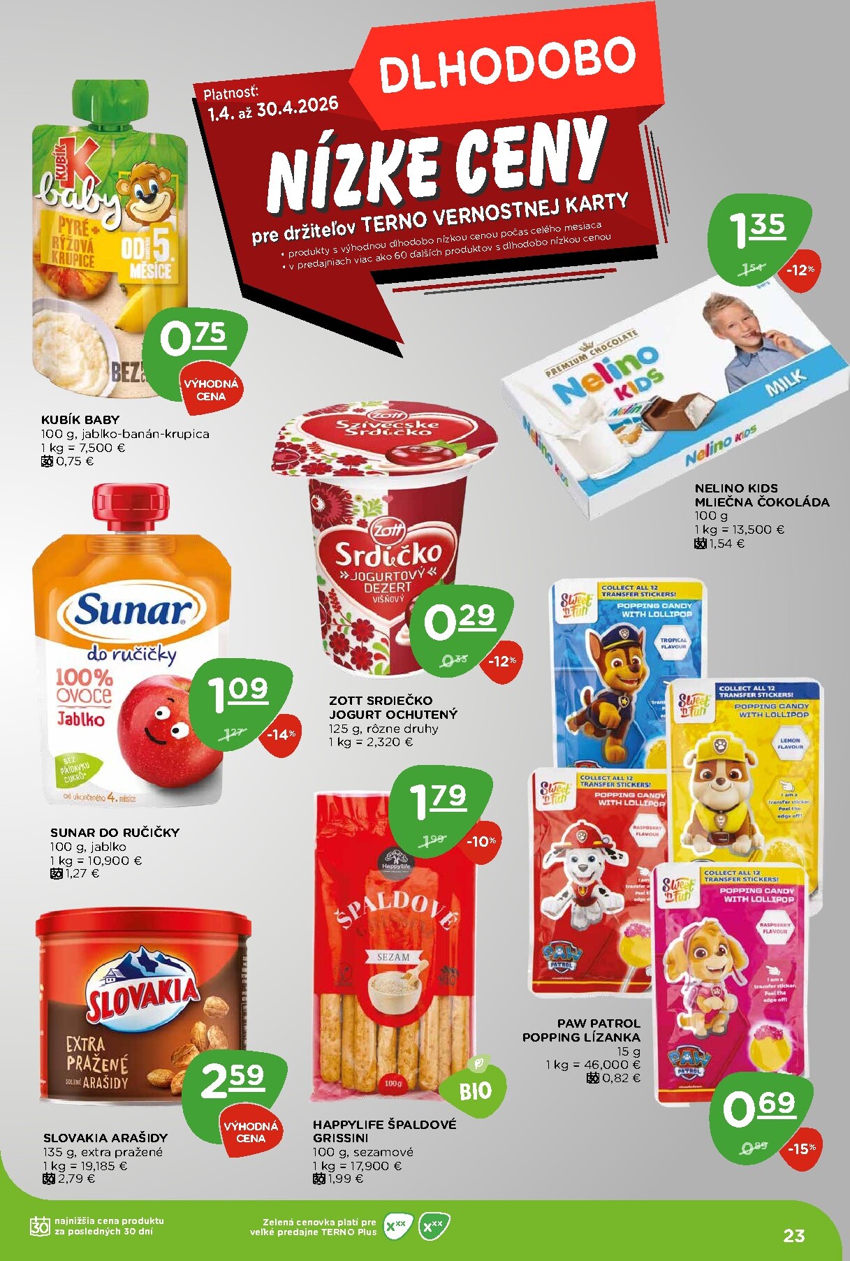 terno - Nový leták Terno platný od štvrtka, 16.04.2026 do stredy, 22.04.2026 - page: 23