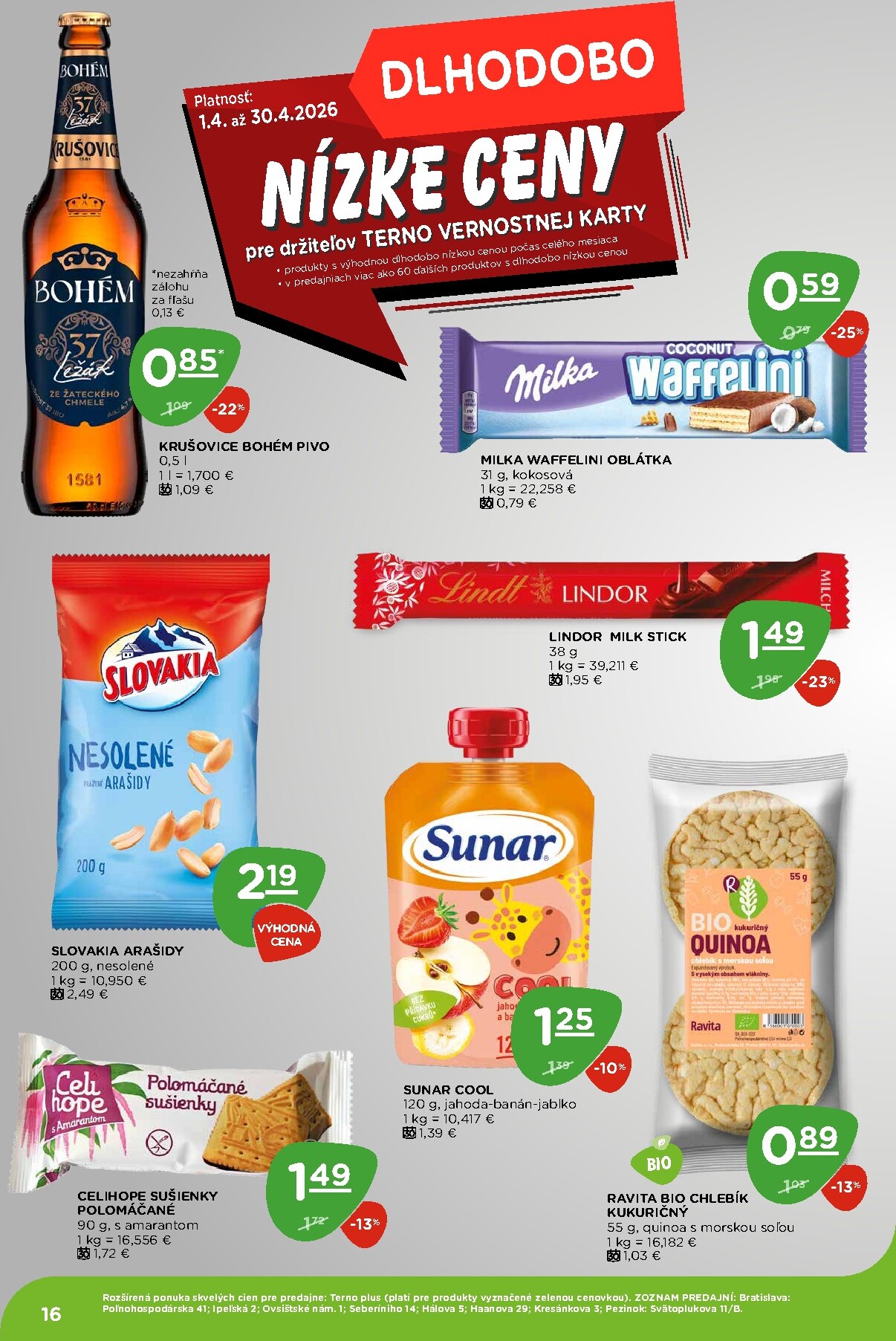 terno - Nový leták Terno od štvrtka, 23.04.2026 do stredy, 29.04.2026 - page: 16