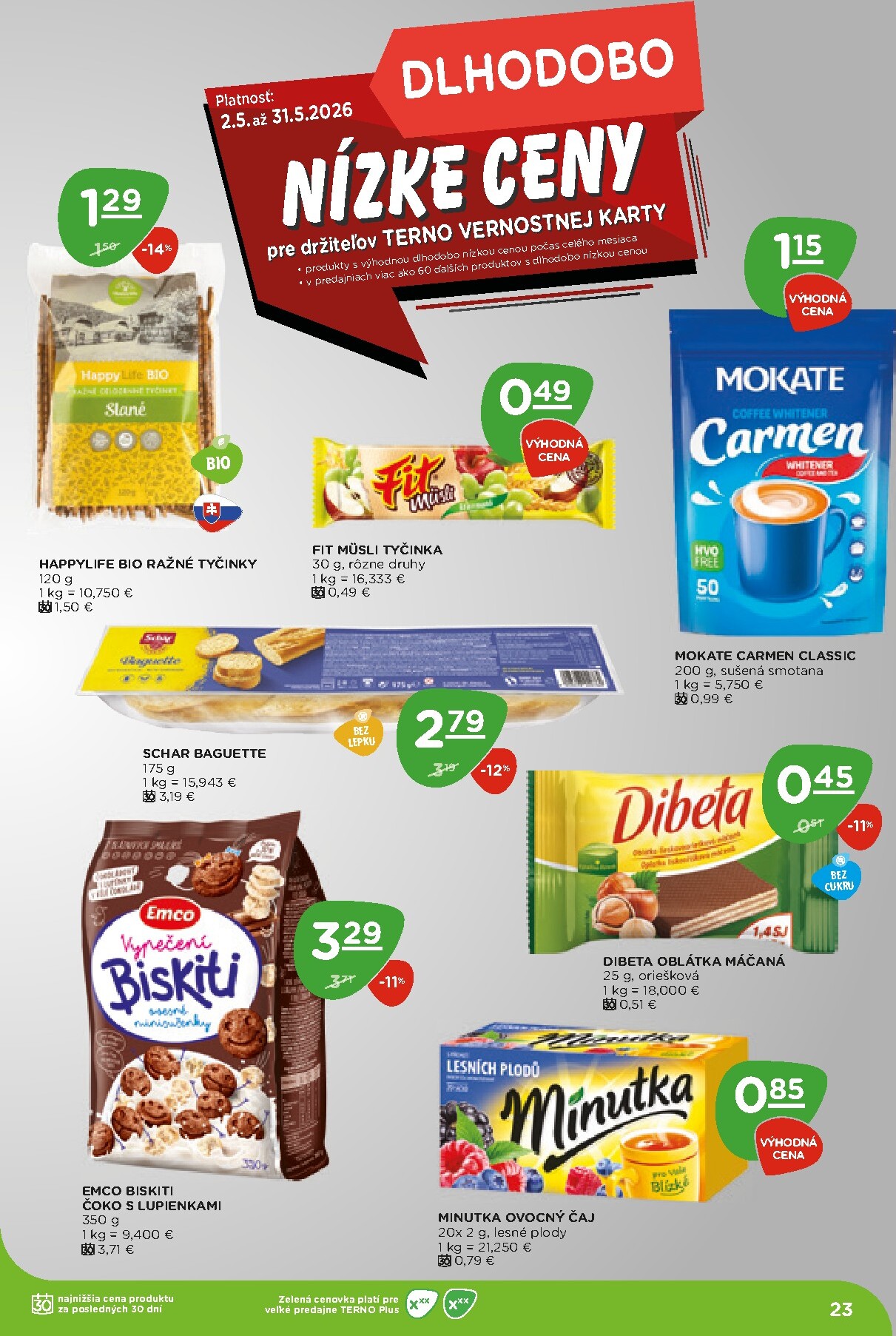 terno - Nový leták Terno od štvrtka, 30.04.2026 do stredy, 06.05.2026 - page: 23