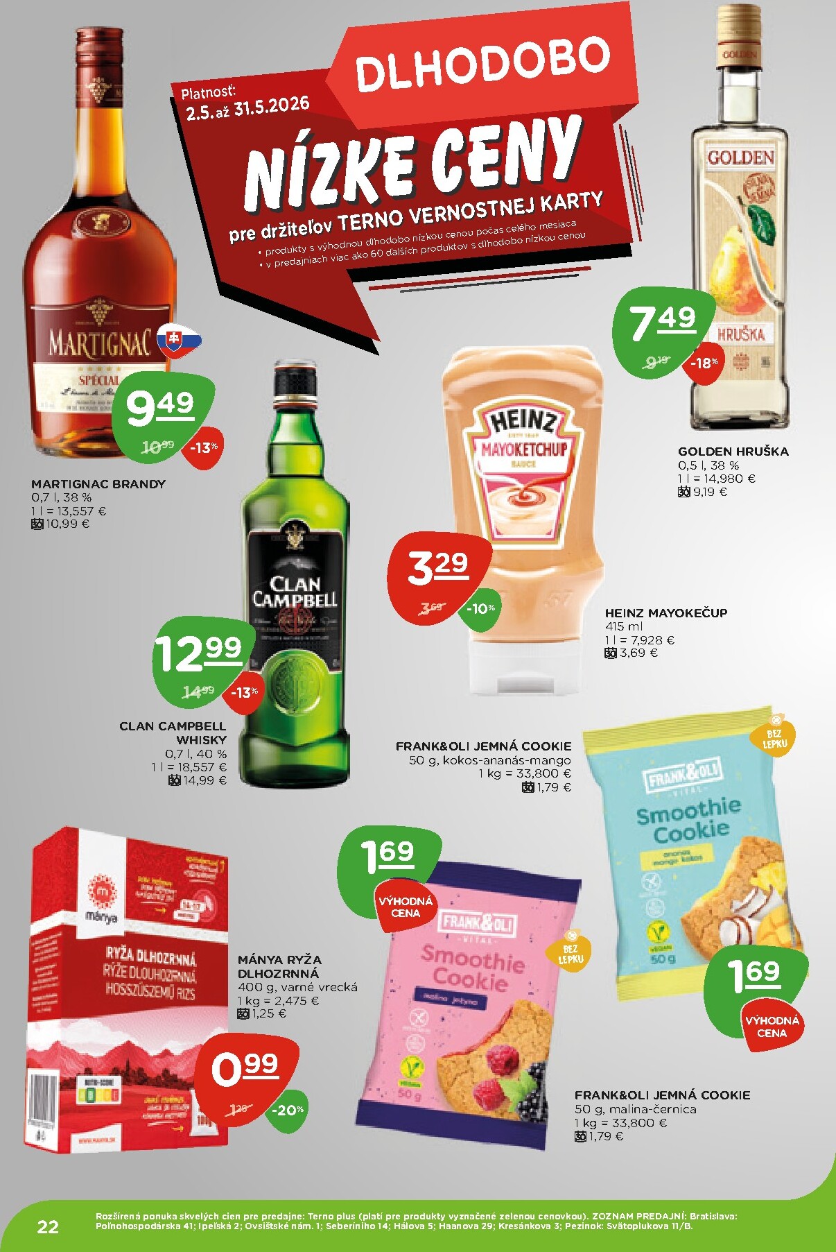 terno - Nový leták Terno od štvrtka, 30.04.2026 do stredy, 06.05.2026 - page: 22