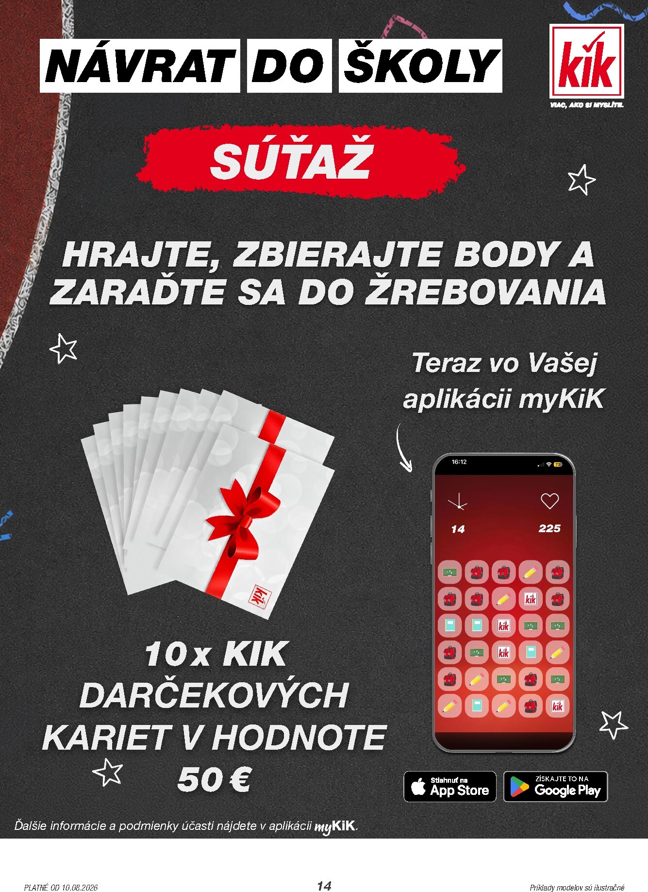 kik - Aktuálny Kik leták od pondelka, 10.08.2026 do pondelka, 31.08.2026 - page: 14