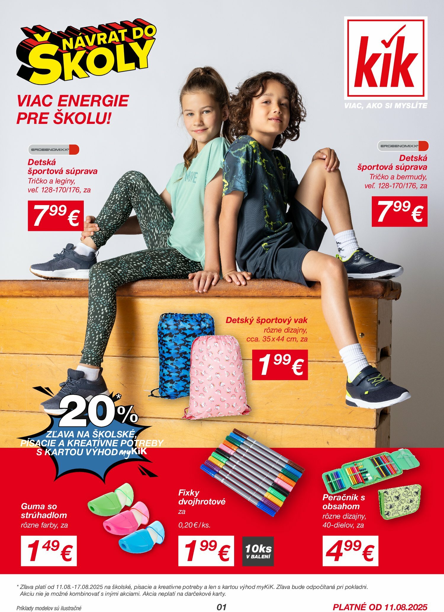 kik - Leták Kik - Návrat do školy platný od 11.08. do 14.09.