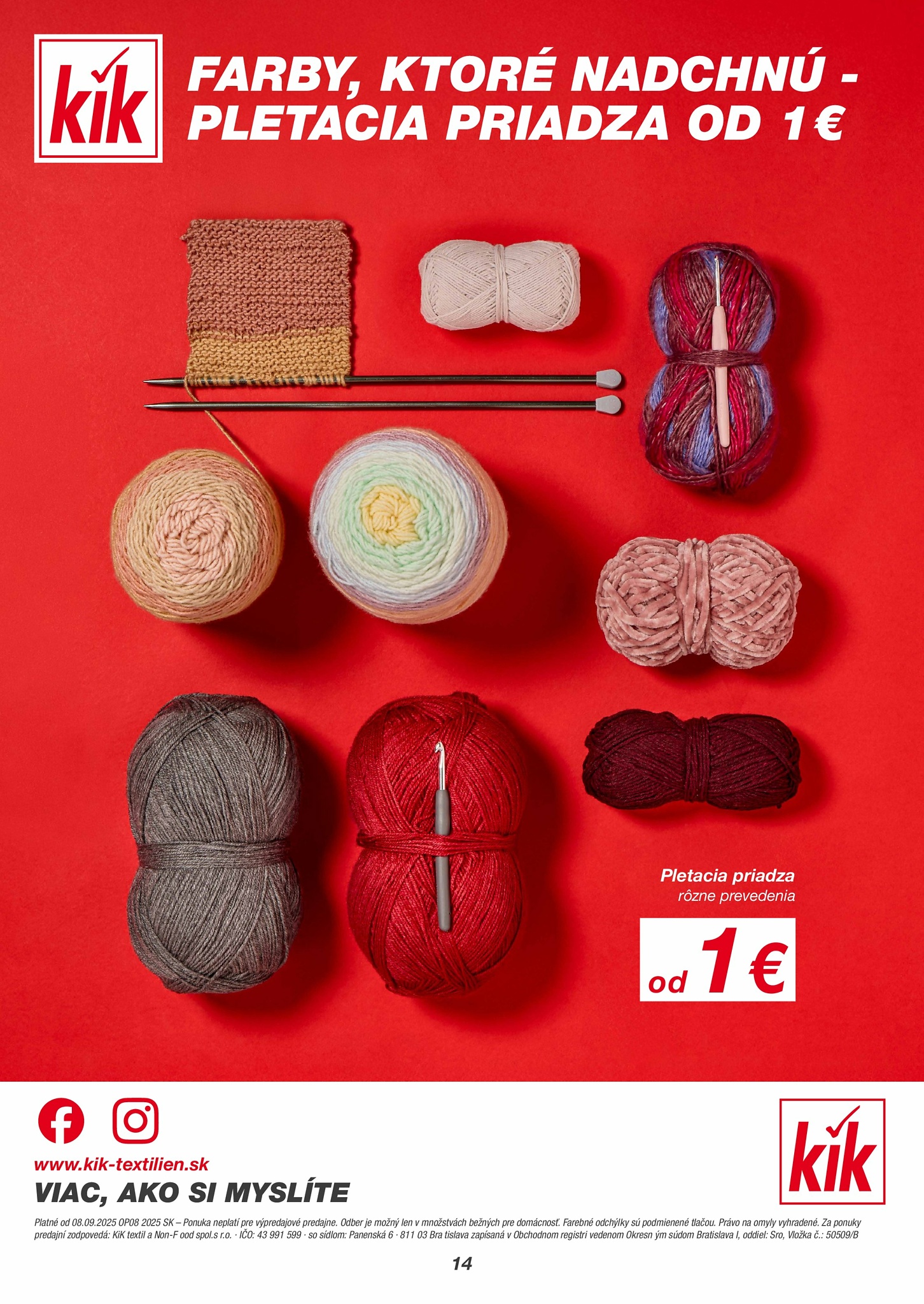 kik - Leták Kik platný od 08.09. do 05.10. - page: 14