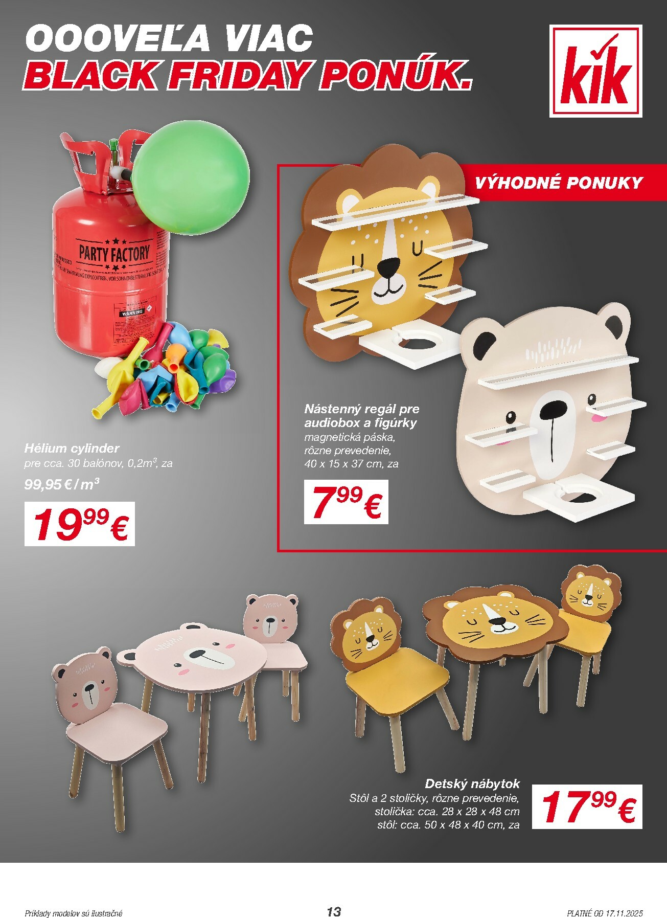 kik - Leták KiK - Black Friday platný od 17.11. do 14.12. - page: 13
