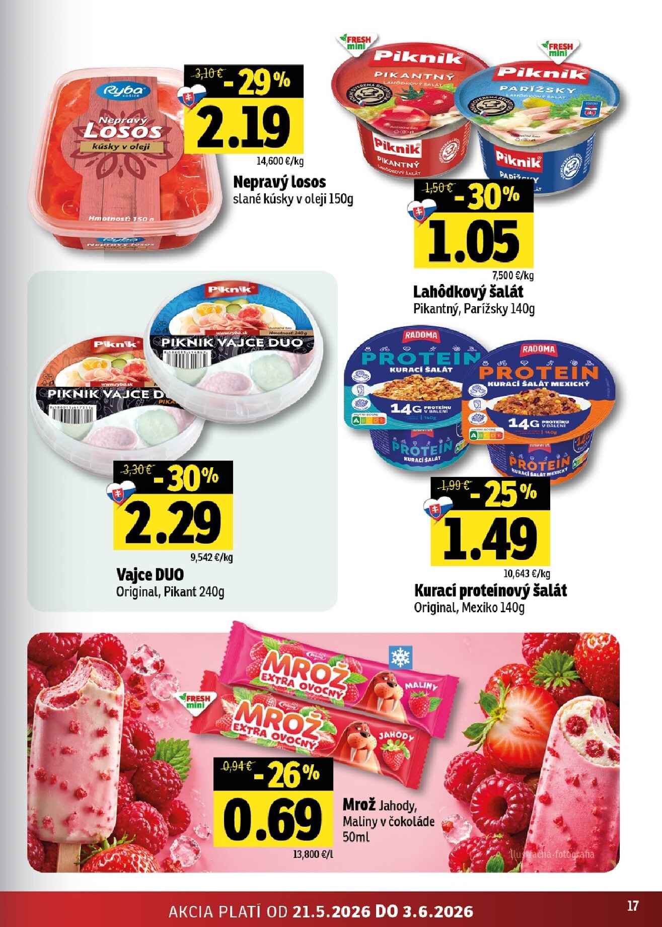 fresh - Nový Fresh - Východné Slovensko leták od štvrtka, 21.05.2026 do stredy, 03.06.2026 - page: 17