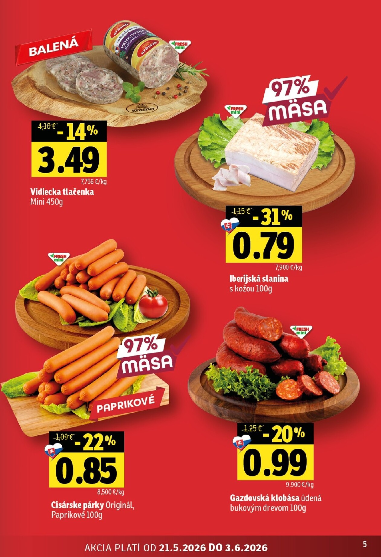 fresh - Nový Fresh - Východné Slovensko leták od štvrtka, 21.05.2026 do stredy, 03.06.2026 - page: 5