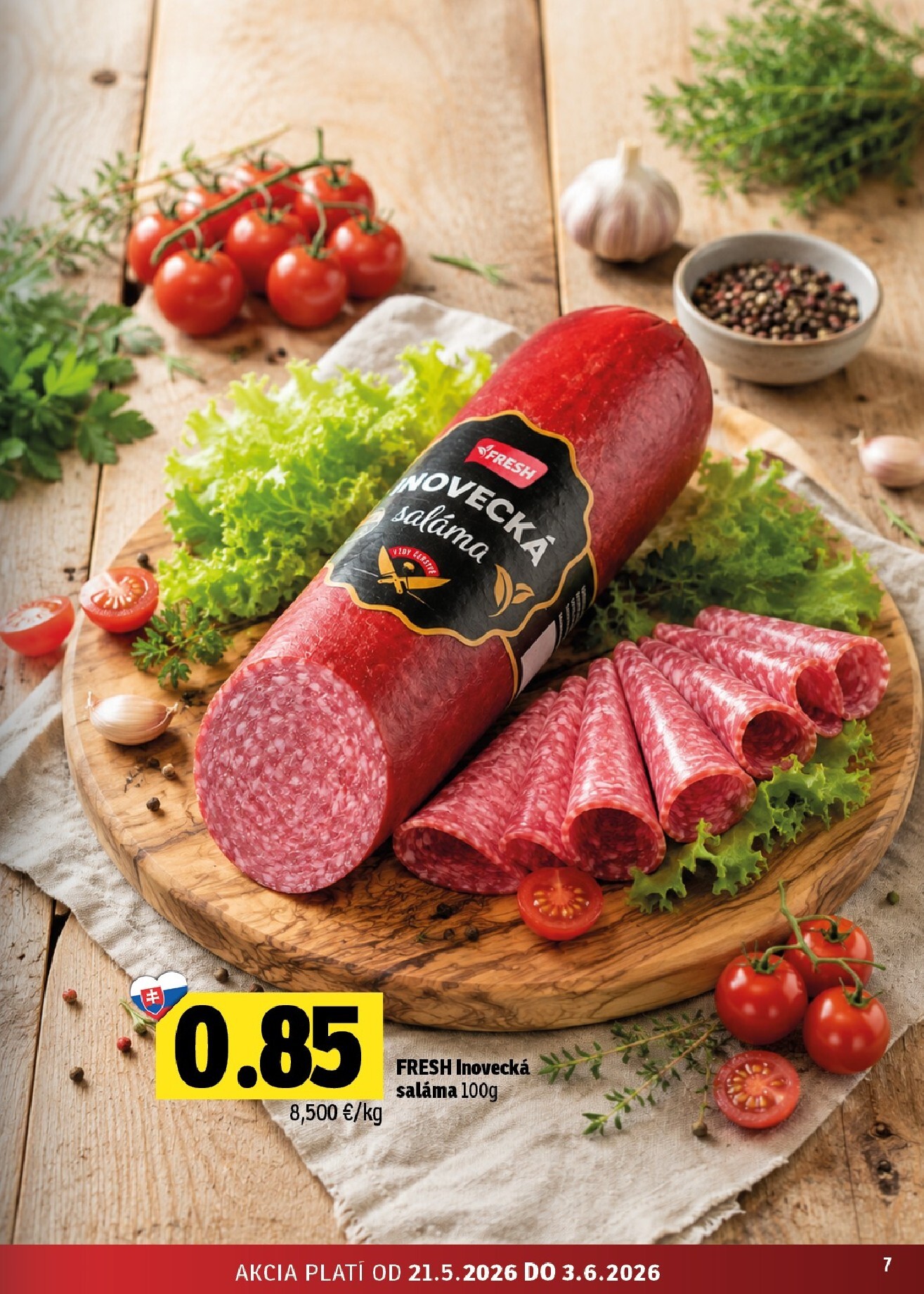 fresh - Nový Fresh - Stredné a západné Slovensko leták od štvrtka, 21.05.2026 do stredy, 03.06.2026 - page: 7