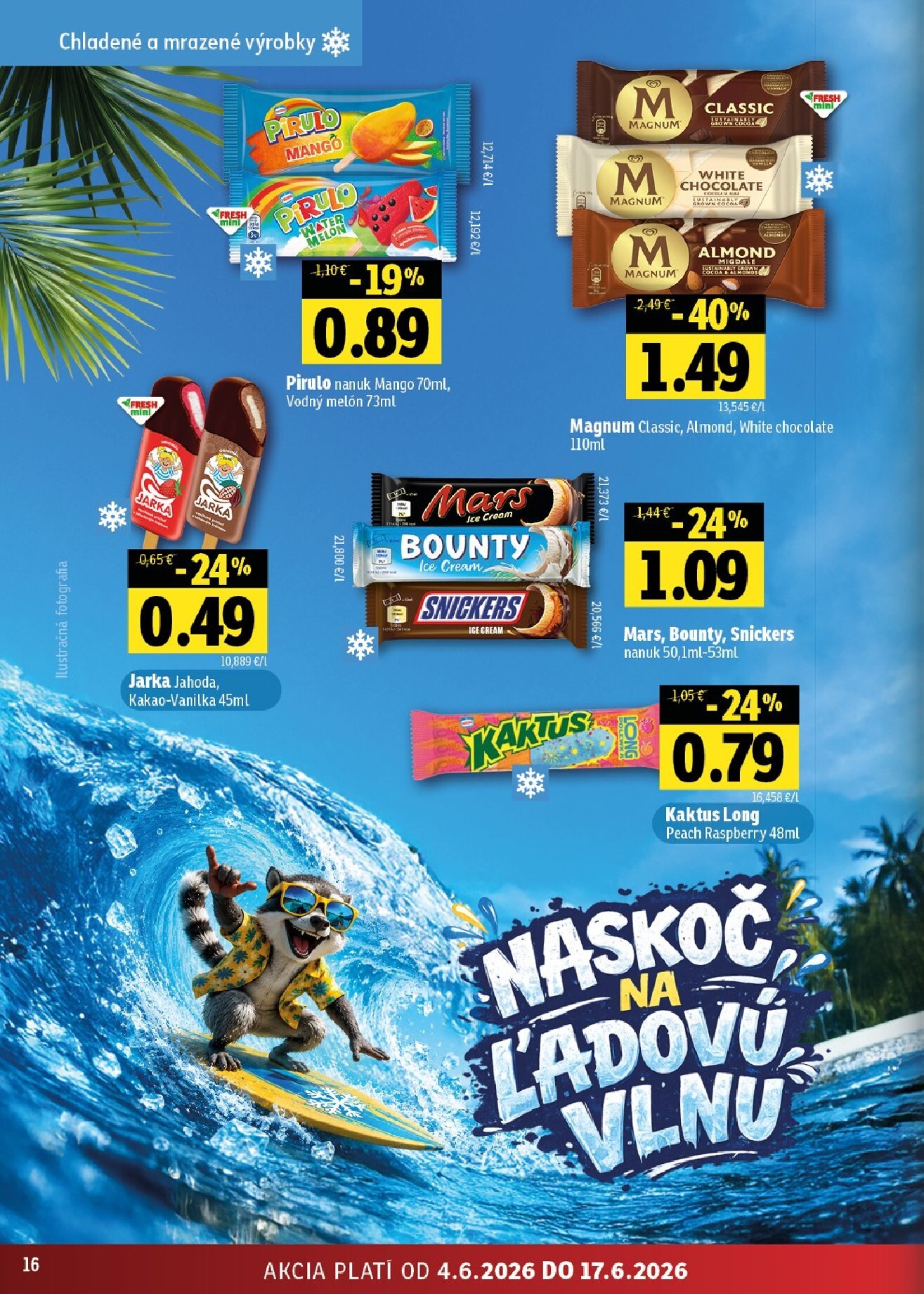 fresh - Nový Fresh - Východné Slovensko leták od štvrtka, 04.06.2026 do stredy, 17.06.2026 - page: 16