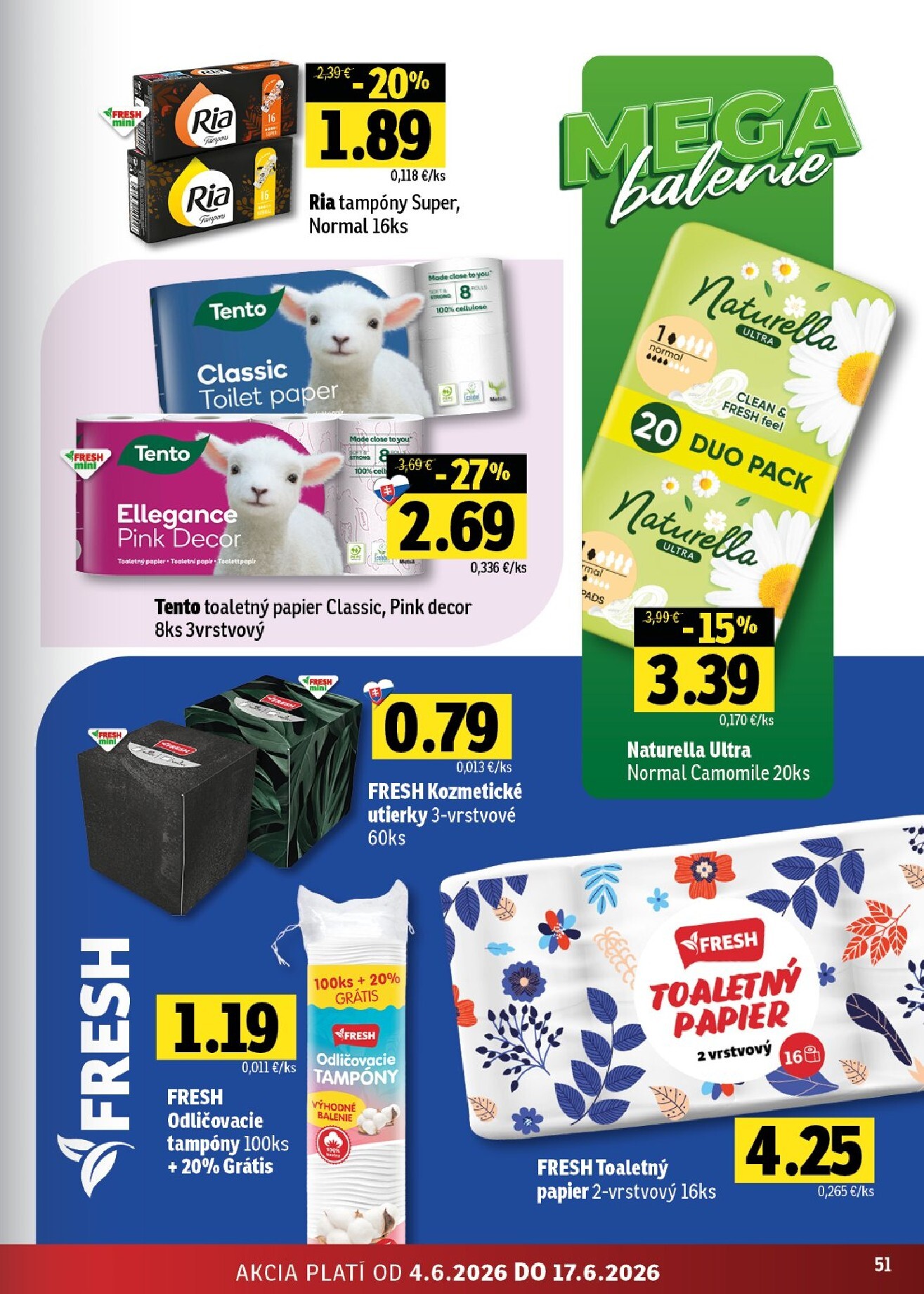 fresh - Nový Fresh - Východné Slovensko leták od štvrtka, 04.06.2026 do stredy, 17.06.2026 - page: 51