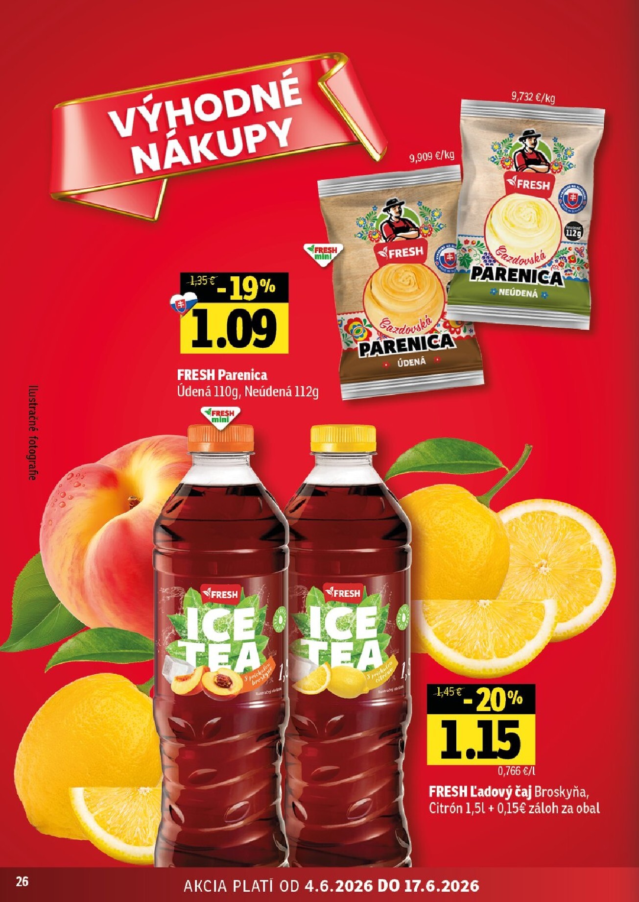 fresh - Nový Fresh - Východné Slovensko leták od štvrtka, 04.06.2026 do stredy, 17.06.2026 - page: 26