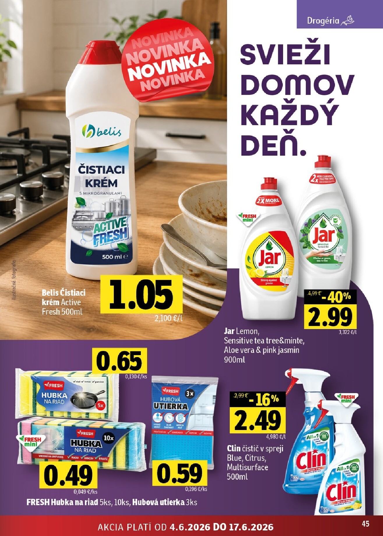 fresh - Nový Fresh - Východné Slovensko leták od štvrtka, 04.06.2026 do stredy, 17.06.2026 - page: 45