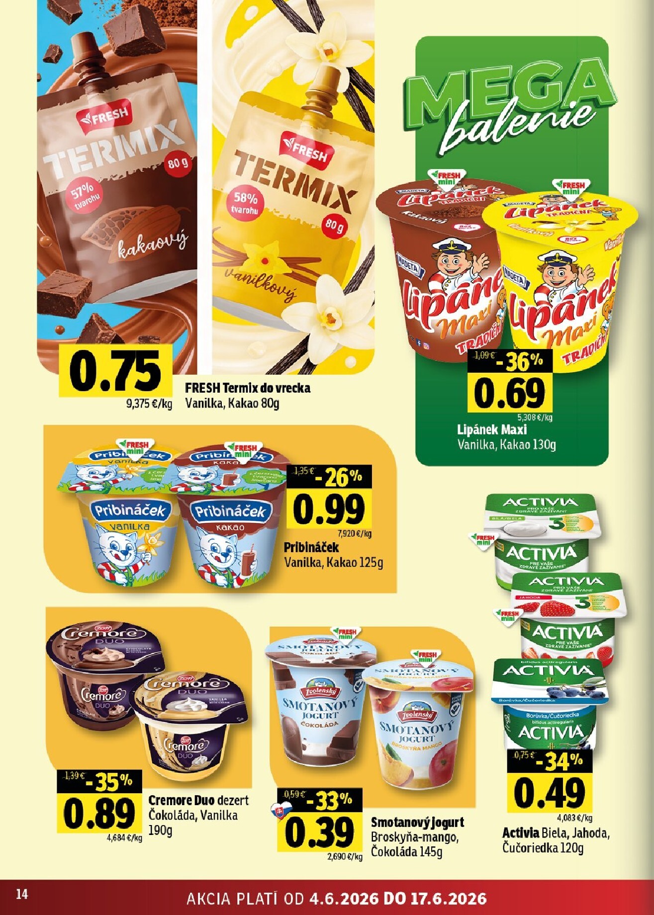fresh - Nový Fresh - Východné Slovensko leták od štvrtka, 04.06.2026 do stredy, 17.06.2026 - page: 14