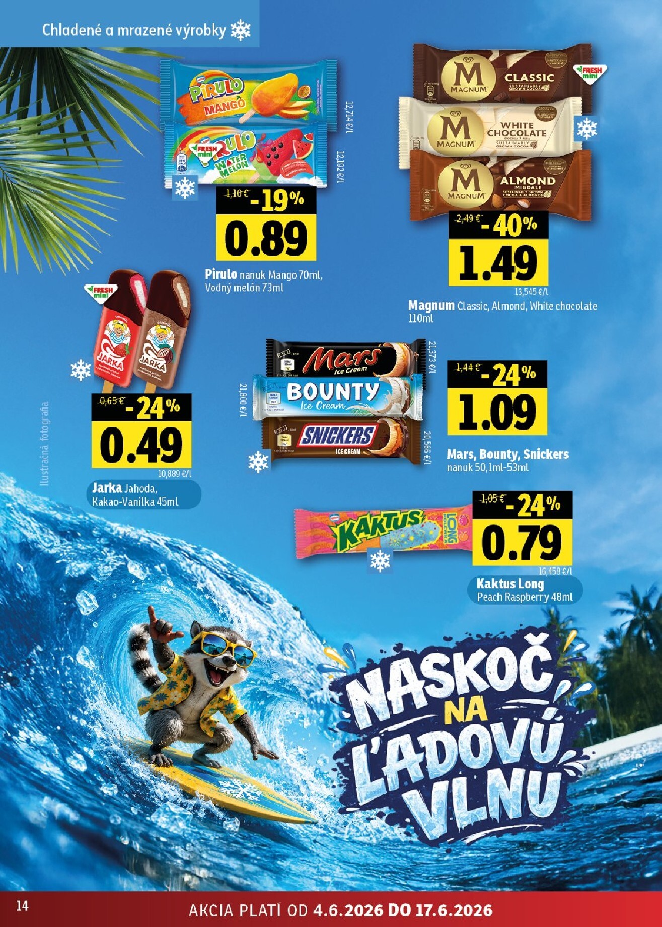 fresh - Nový Fresh - Stredné a západné Slovensko leták od štvrtka, 04.06.2026 do stredy, 17.06.2026 - page: 14