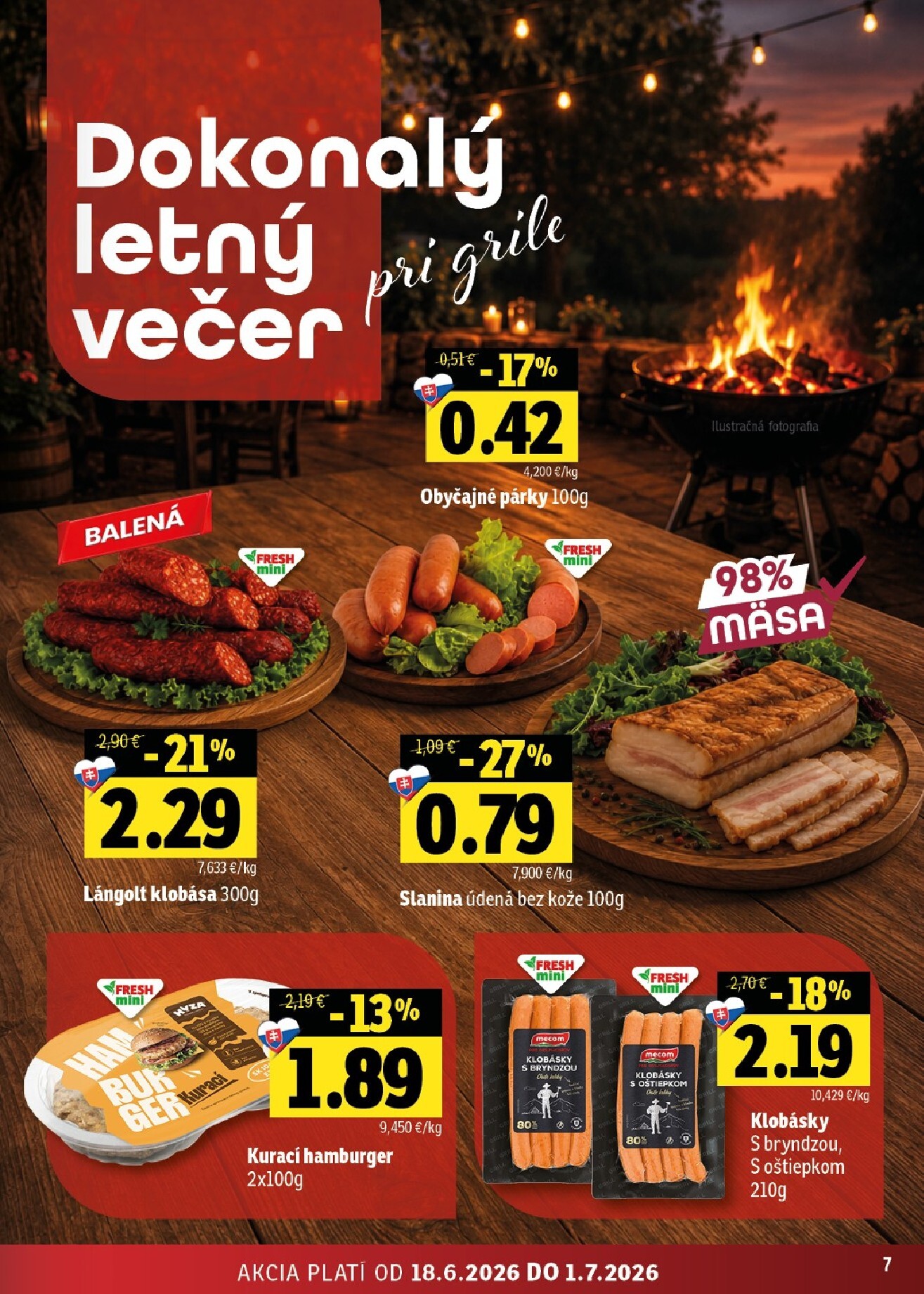 fresh - Nový Fresh - Stredné a západné Slovensko leták od štvrtka, 18.06.2026 do stredy, 01.07.2026 - page: 7
