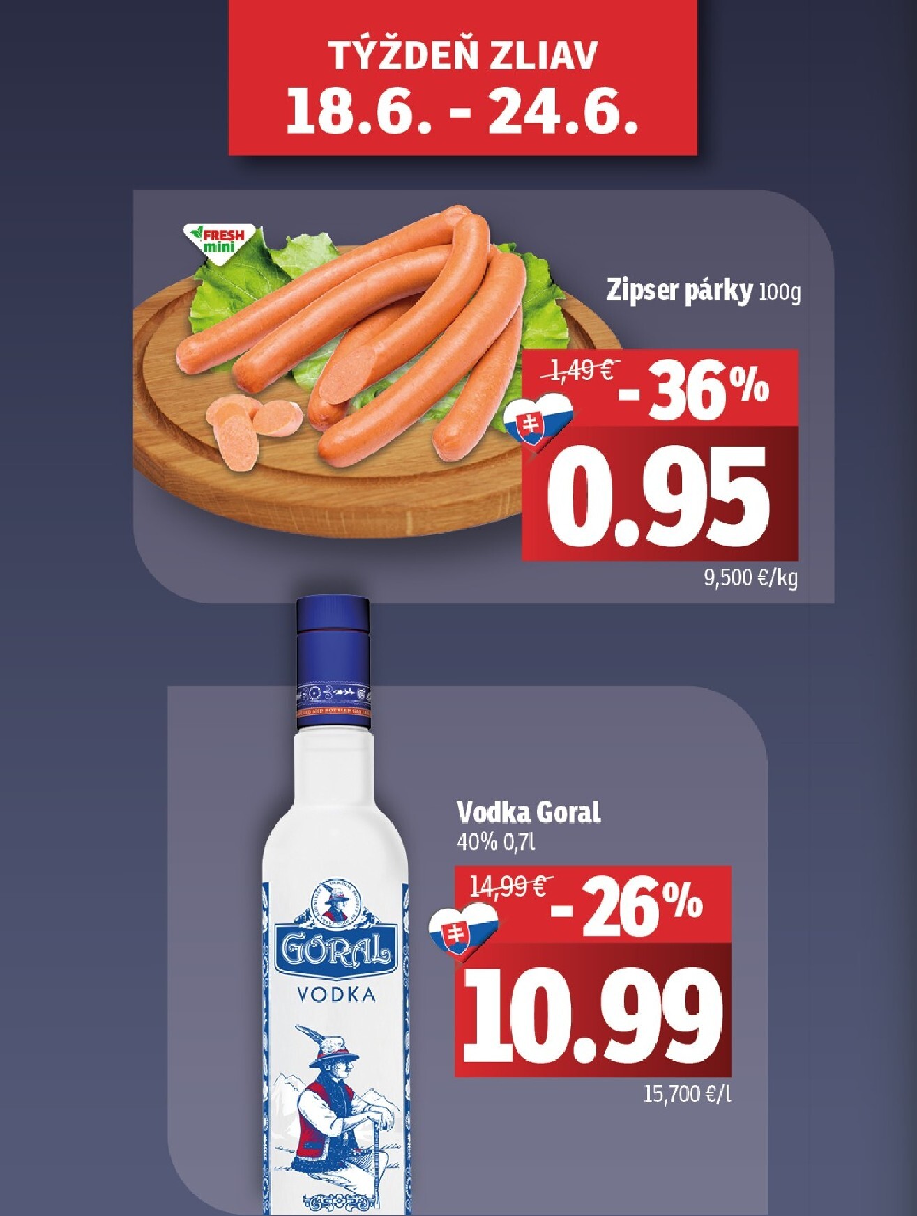 fresh - Nový Fresh - Východné Slovensko leták od štvrtka, 18.06.2026 do stredy, 01.07.2026 - page: 2