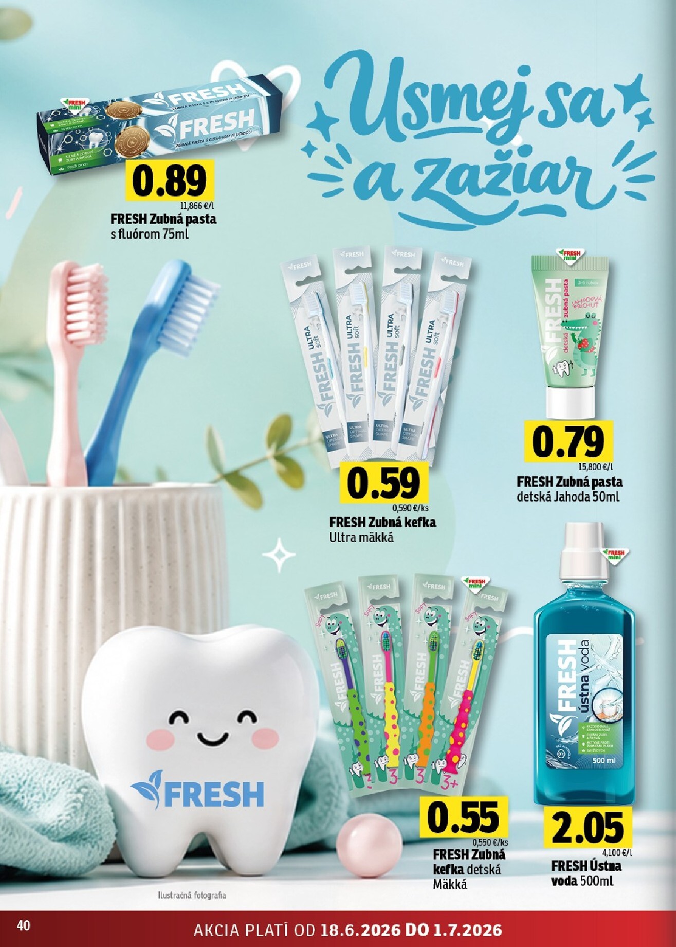 fresh - Nový Fresh - Východné Slovensko leták od štvrtka, 18.06.2026 do stredy, 01.07.2026 - page: 40