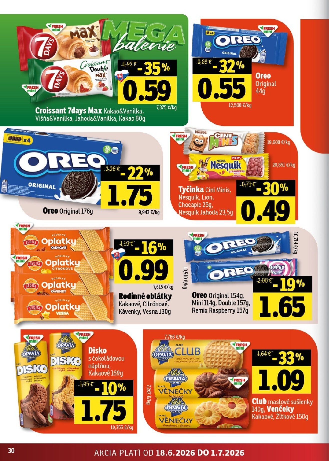 fresh - Nový Fresh - Východné Slovensko leták od štvrtka, 18.06.2026 do stredy, 01.07.2026 - page: 30