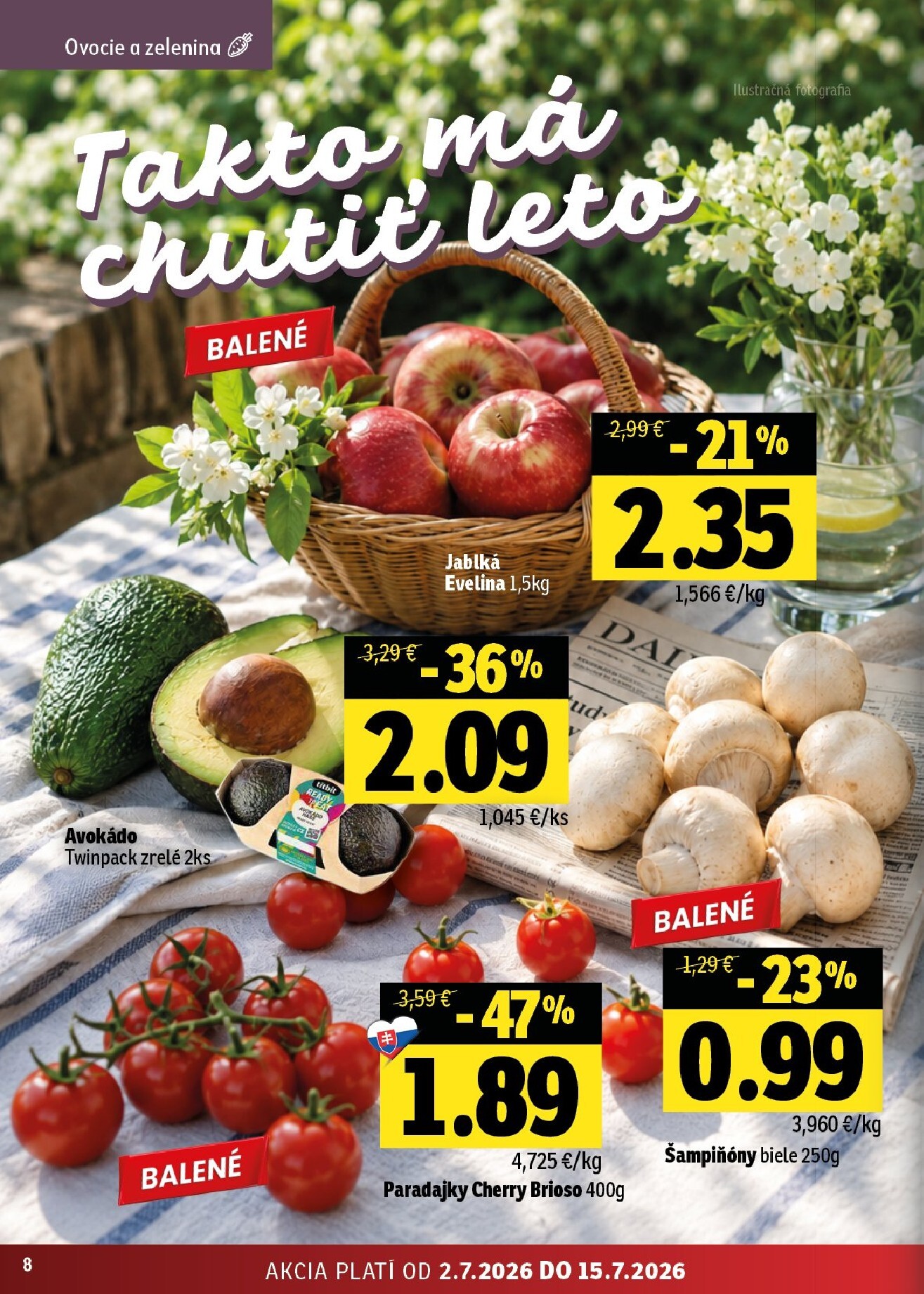 fresh - Nový Fresh - Východné Slovensko leták od štvrtka, 02.07.2026 do stredy, 15.07.2026 - page: 8