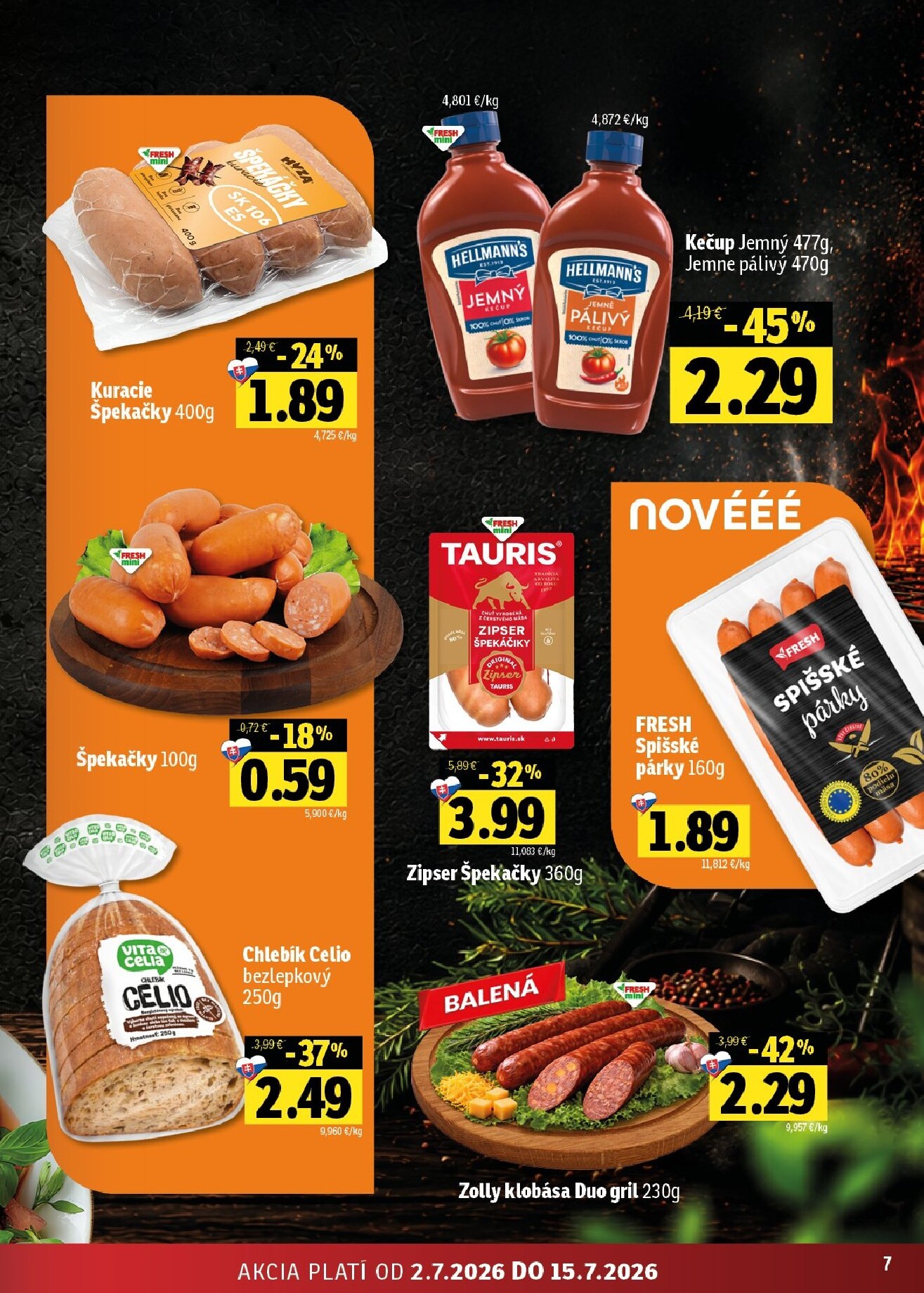 fresh - Nový Fresh - Východné Slovensko leták od štvrtka, 02.07.2026 do stredy, 15.07.2026 - page: 7
