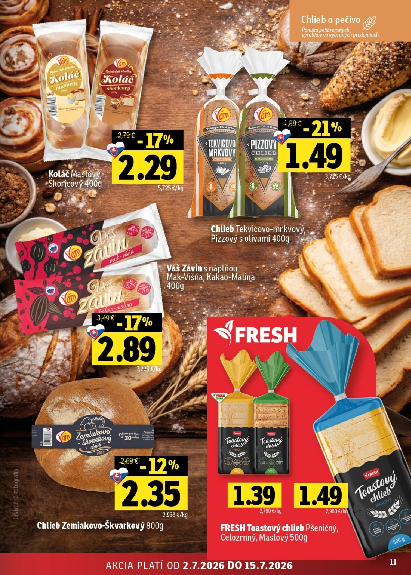 fresh - Nový Fresh - Východné Slovensko leták od štvrtka, 02.07.2026 do stredy, 15.07.2026 - page: 11