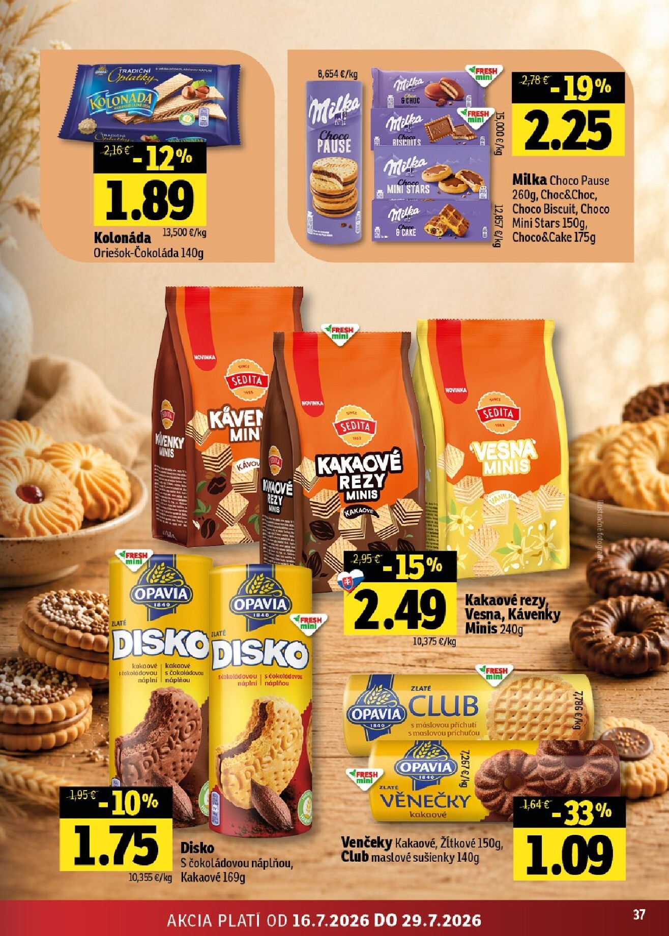fresh - Nový Fresh - Stredné a západné Slovensko leták od štvrtka, 16.07.2026 do stredy, 29.07.2026 - page: 37