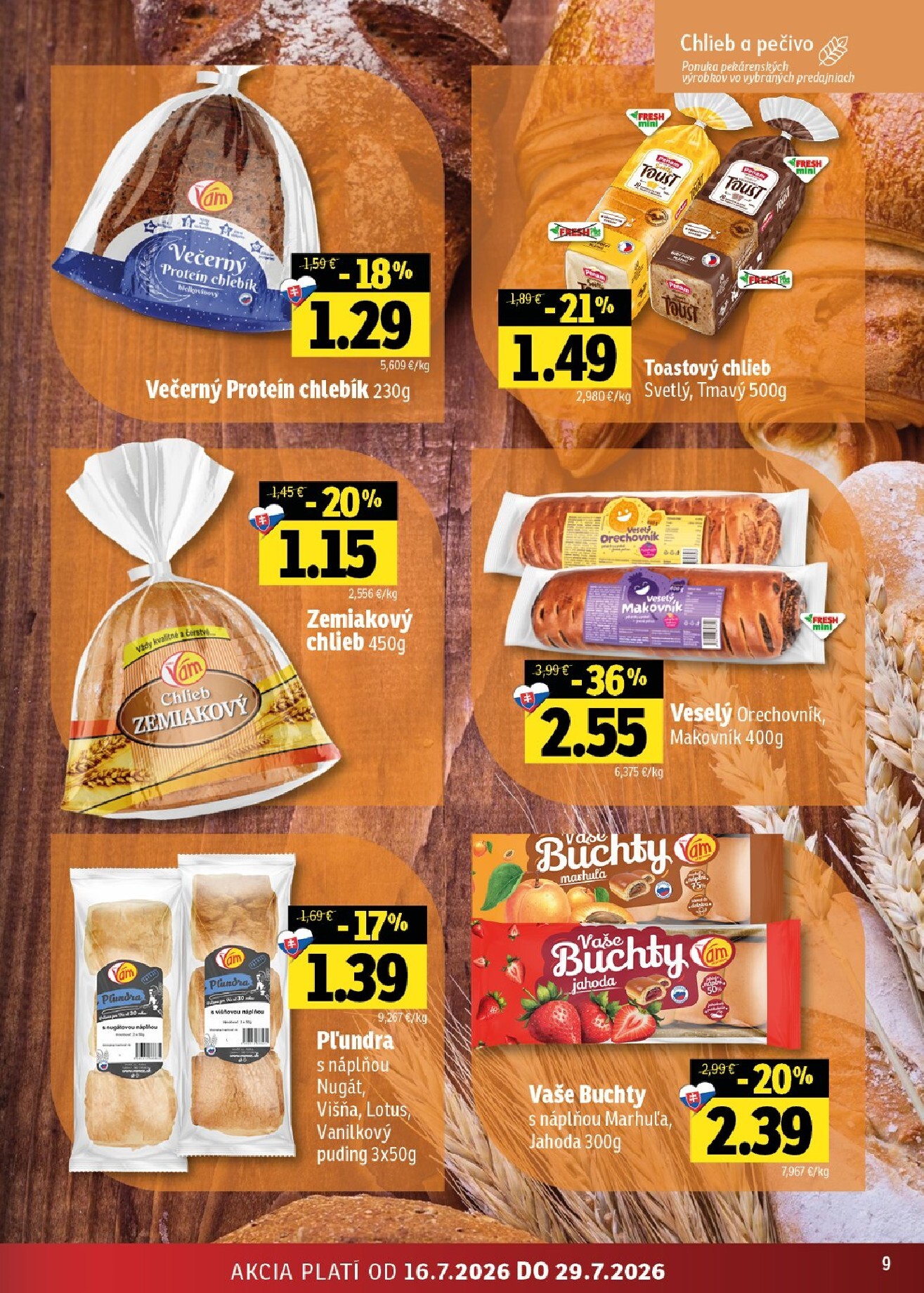 fresh - Nový Fresh - Východné Slovensko leták od štvrtka, 16.07.2026 do stredy, 29.07.2026 - page: 9