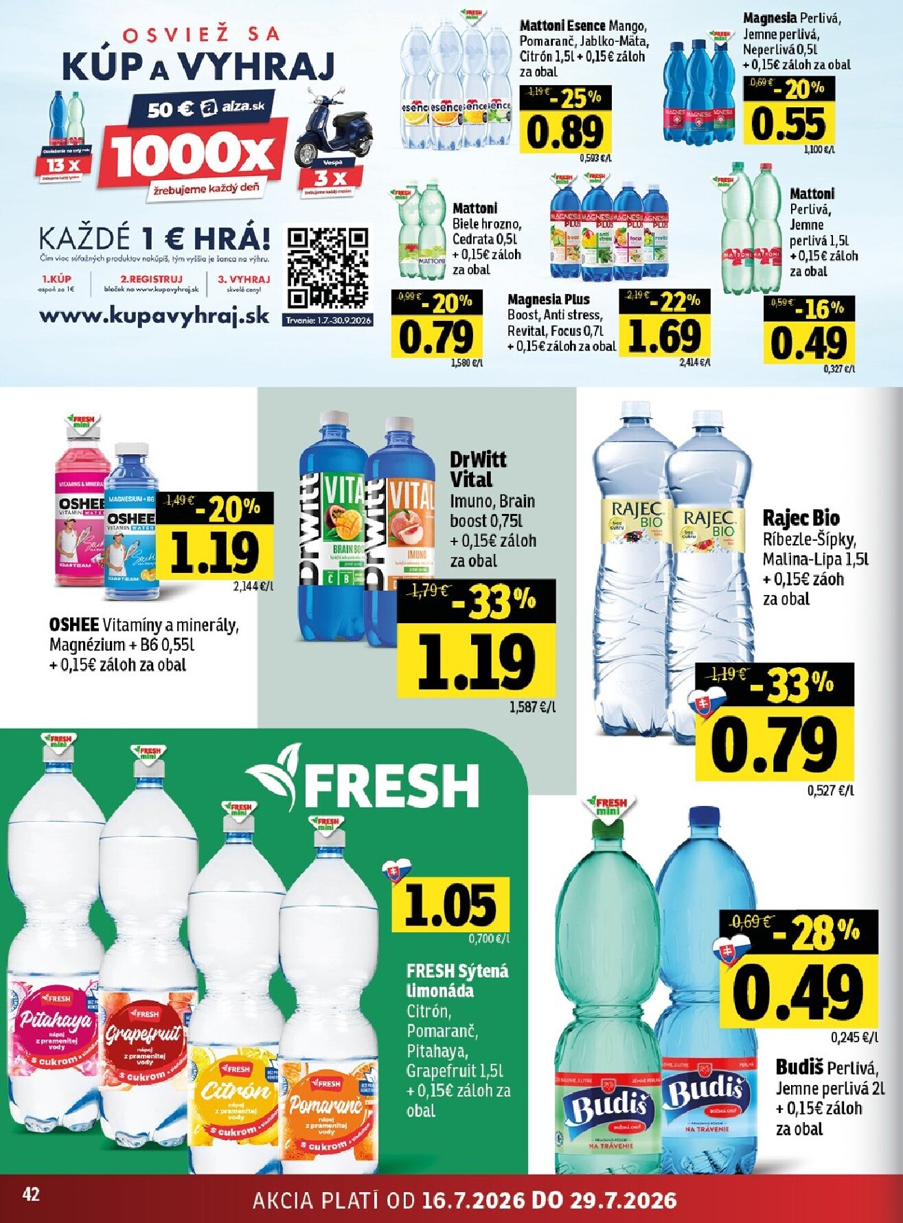 fresh - Nový Fresh - Východné Slovensko leták od štvrtka, 16.07.2026 do stredy, 29.07.2026 - page: 42