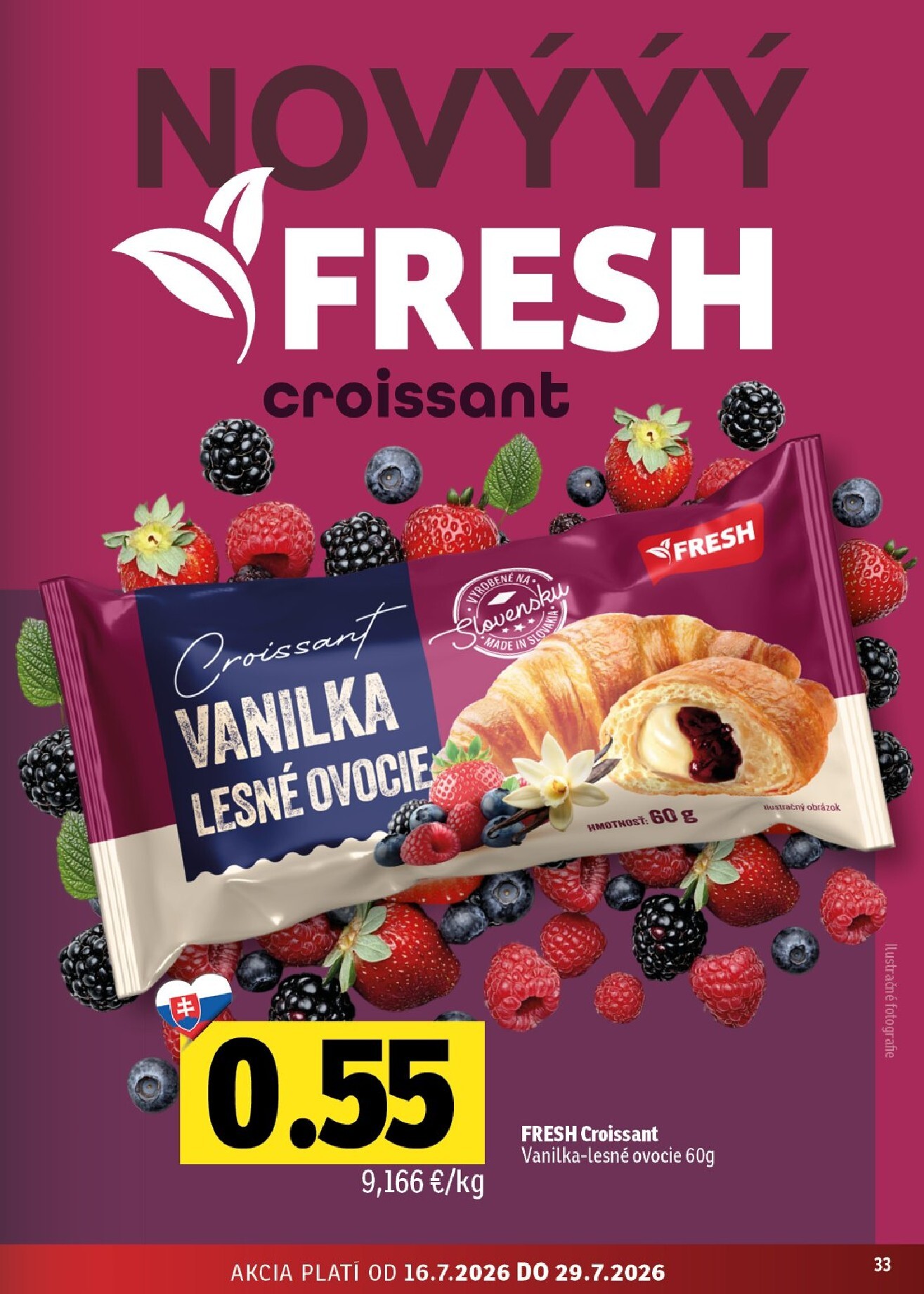 fresh - Nový Fresh - Východné Slovensko leták od štvrtka, 16.07.2026 do stredy, 29.07.2026 - page: 33