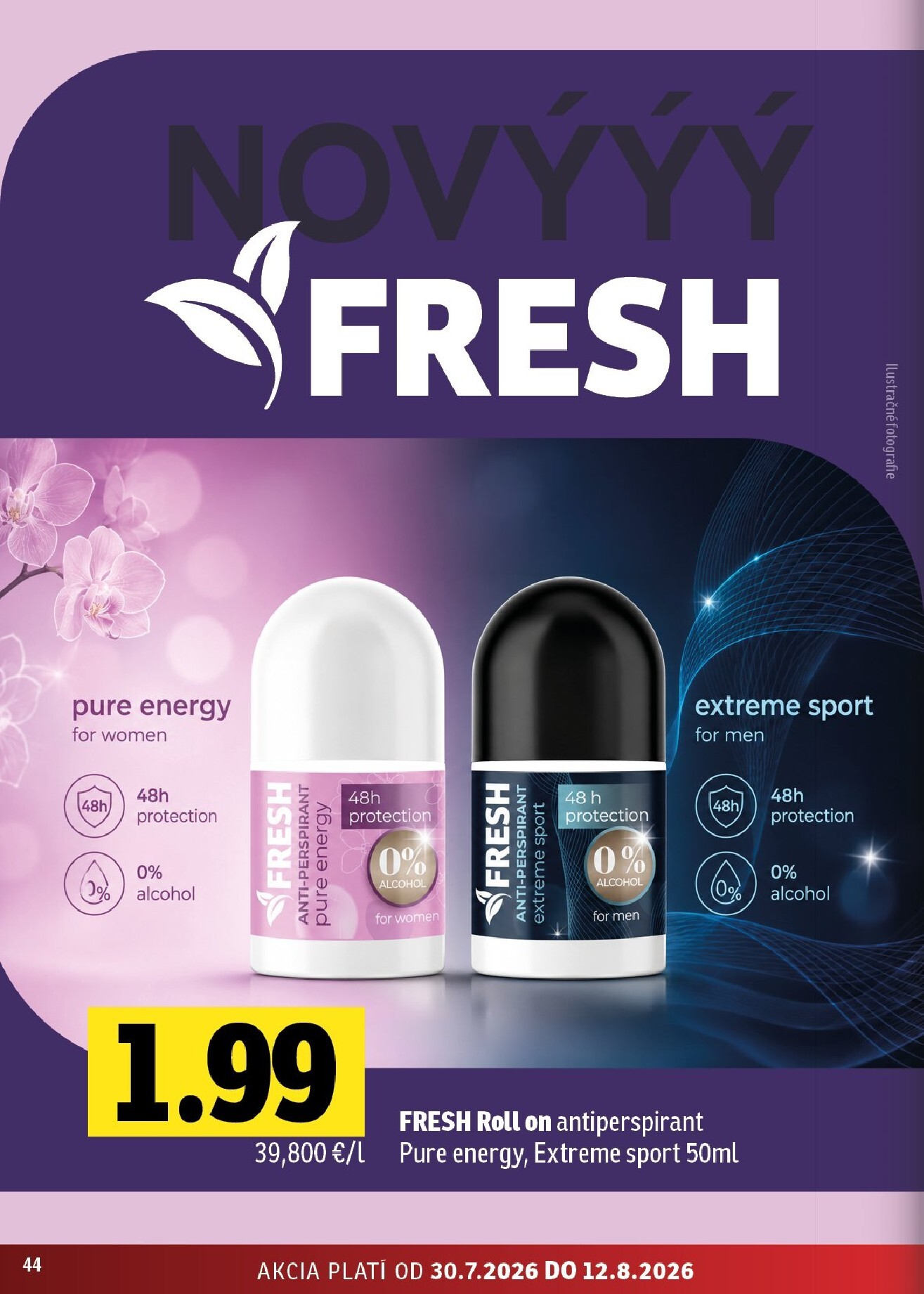 fresh - Nový Fresh - Východné Slovensko leták od štvrtka, 30.07.2026 do stredy, 12.08.2026 - page: 44