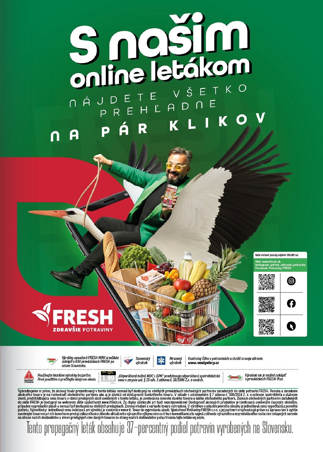 fresh - Nový Fresh - Stredné a západné Slovensko leták od štvrtka, 13.08.2026 do stredy, 26.08.2026 - page: 47