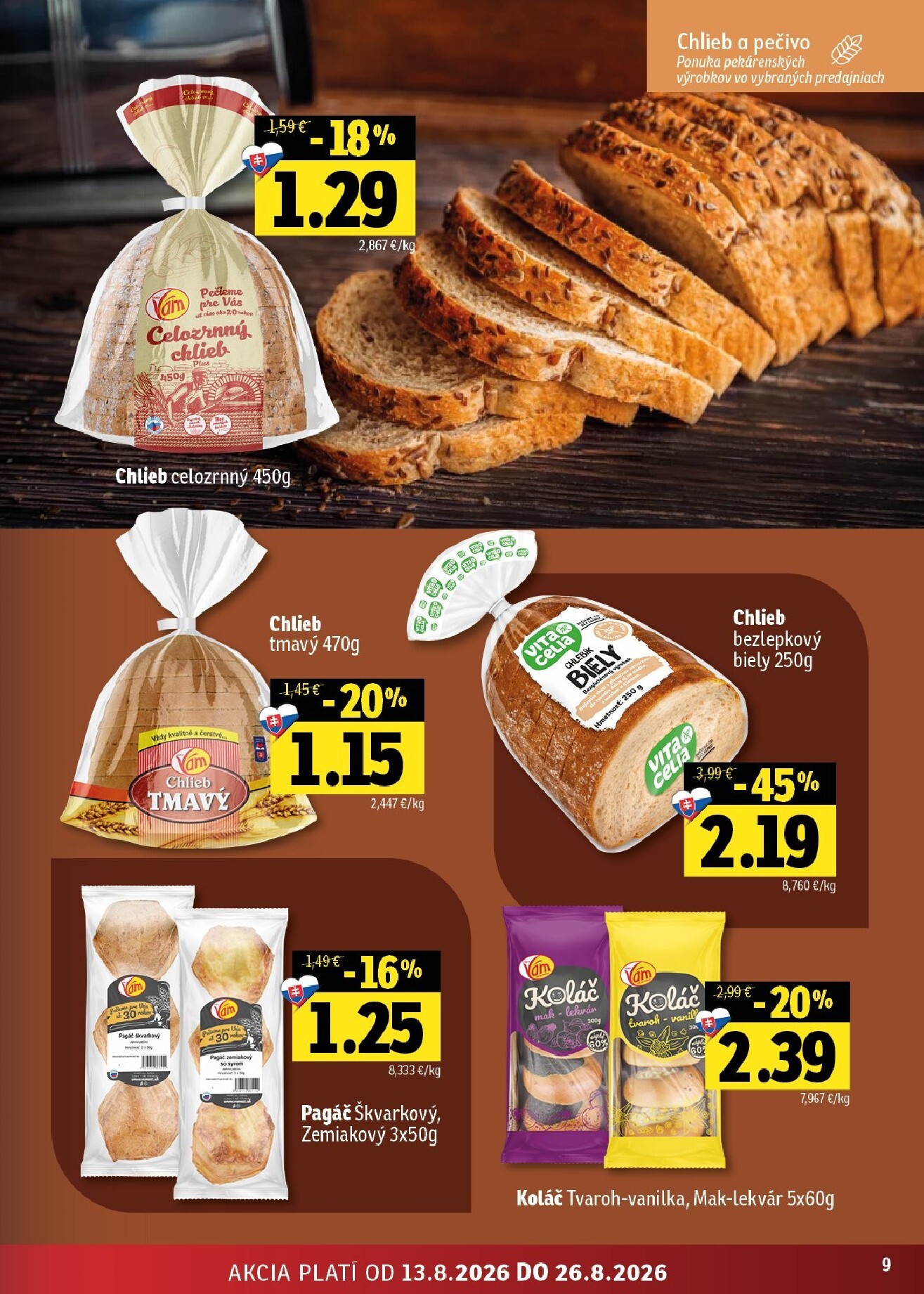 fresh - Nový Fresh - Východné Slovensko leták od štvrtka, 13.08.2026 do stredy, 26.08.2026 - page: 9