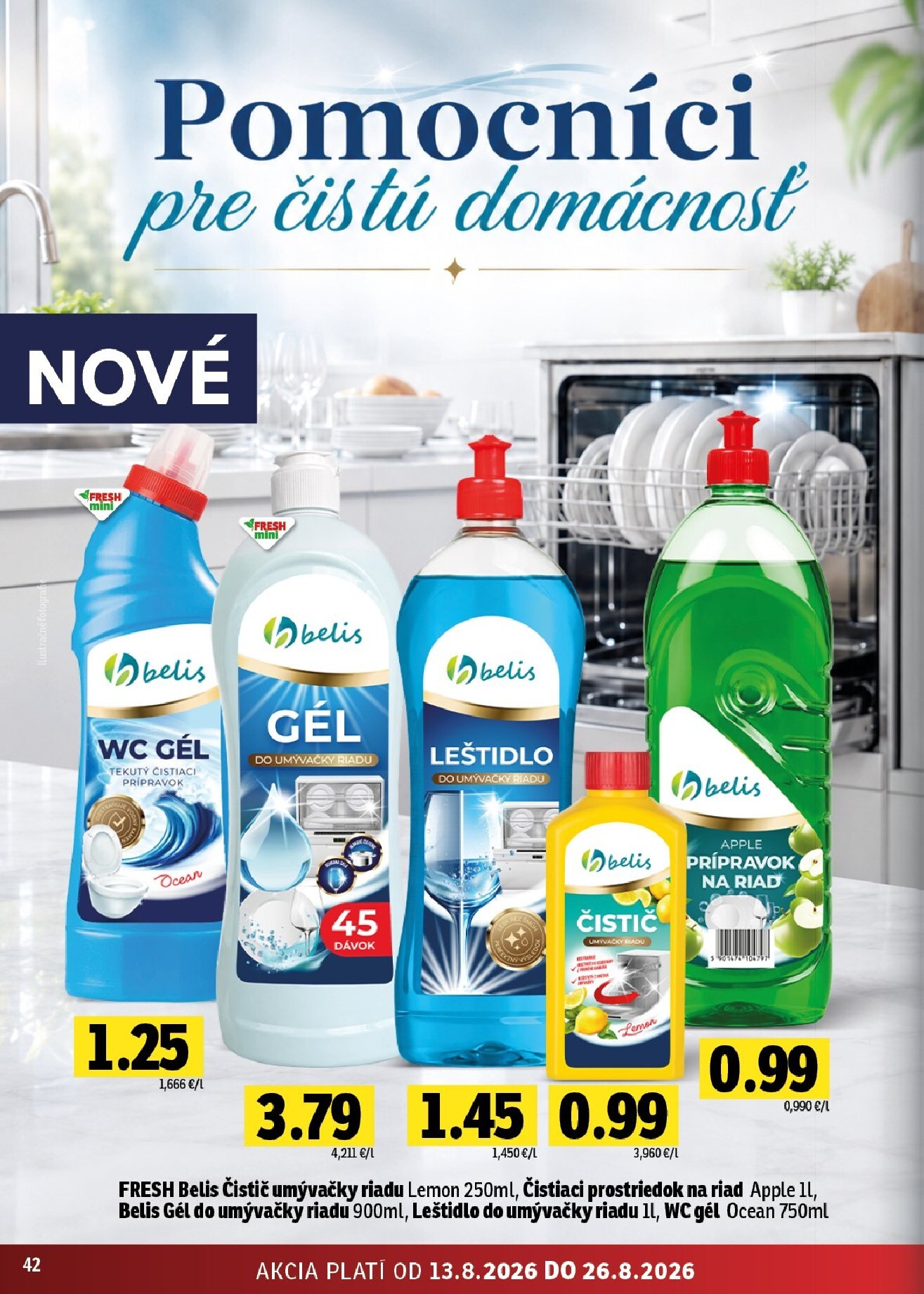 fresh - Nový Fresh - Východné Slovensko leták od štvrtka, 13.08.2026 do stredy, 26.08.2026 - page: 42
