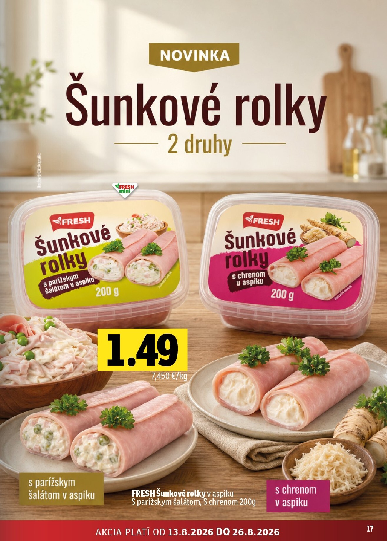fresh - Nový Fresh - Východné Slovensko leták od štvrtka, 13.08.2026 do stredy, 26.08.2026 - page: 17