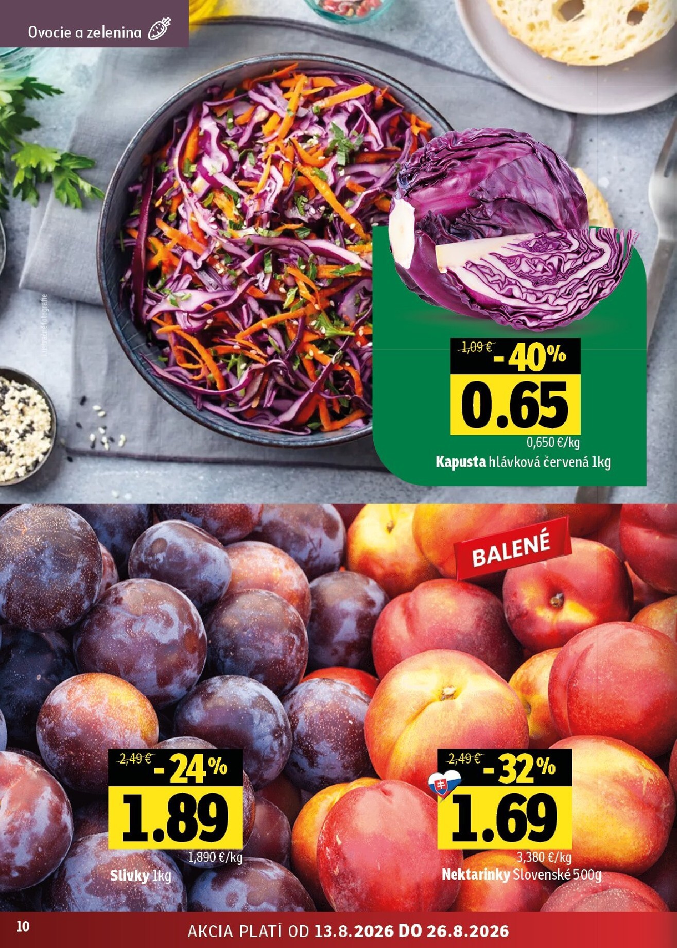 fresh - Nový Fresh - Východné Slovensko leták od štvrtka, 13.08.2026 do stredy, 26.08.2026 - page: 10