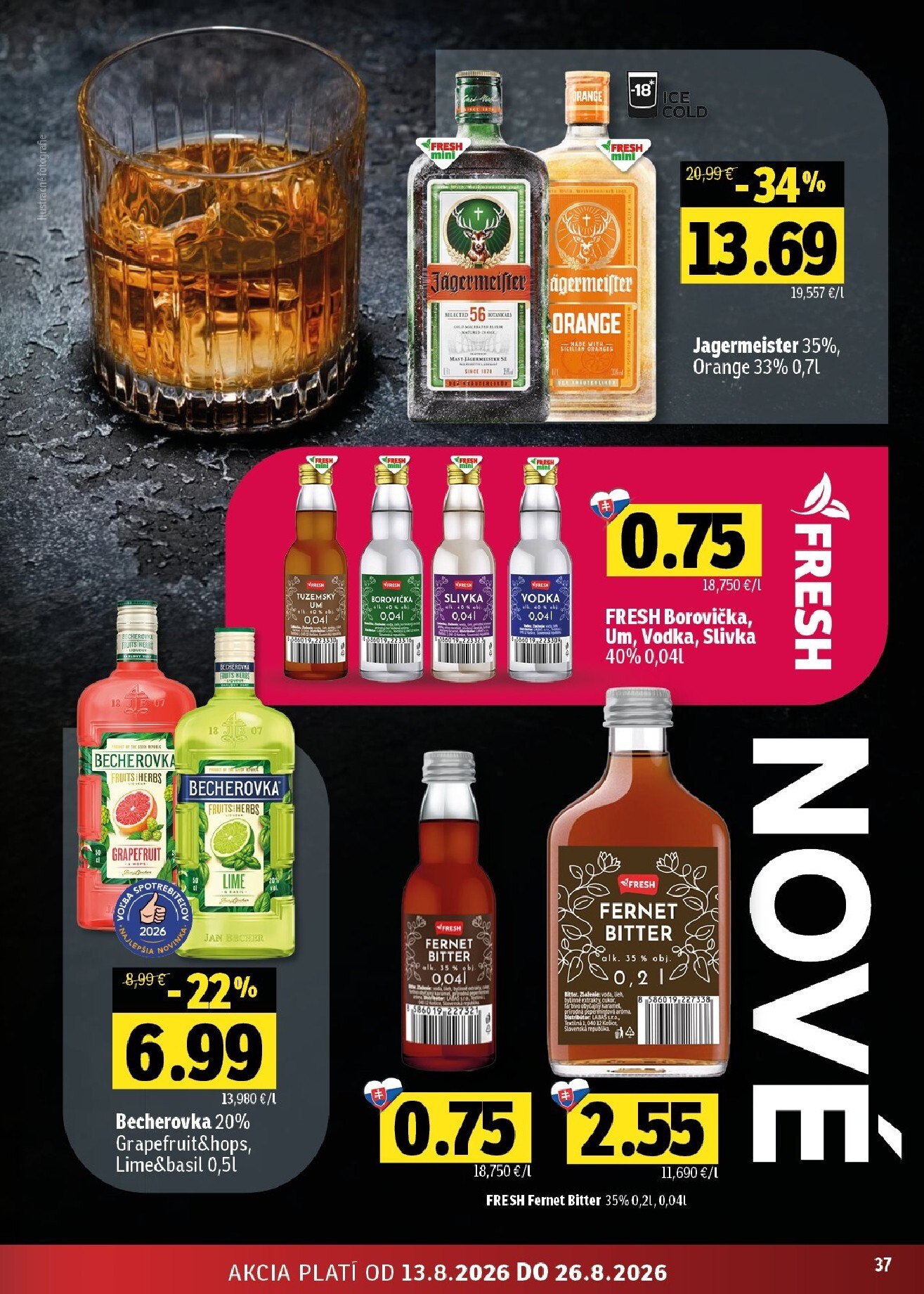 fresh - Nový Fresh - Východné Slovensko leták od štvrtka, 13.08.2026 do stredy, 26.08.2026 - page: 37