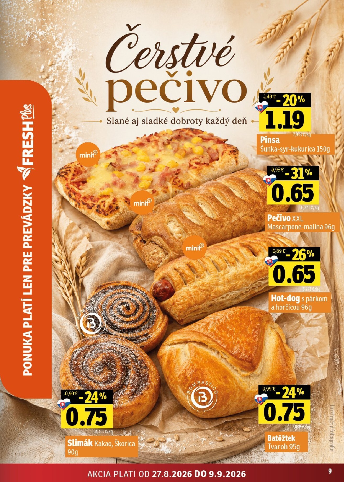 fresh - Aktuálny Fresh - Východné Slovensko leták od štvrtka, 27.08.2026 do stredy, 09.09.2026 - page: 9