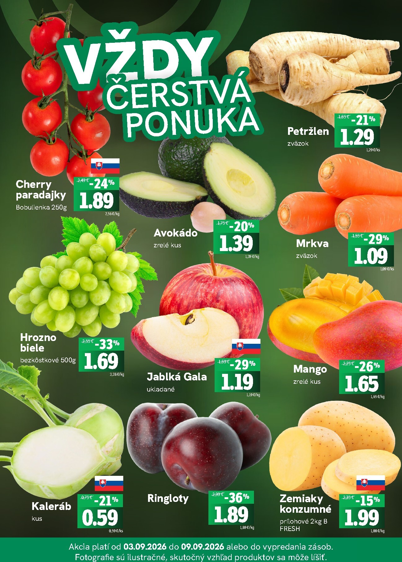 fresh - Nový Fresh - Plus leták od štvrtka, 03.09.2026 do stredy, 09.09.2026 - page: 3