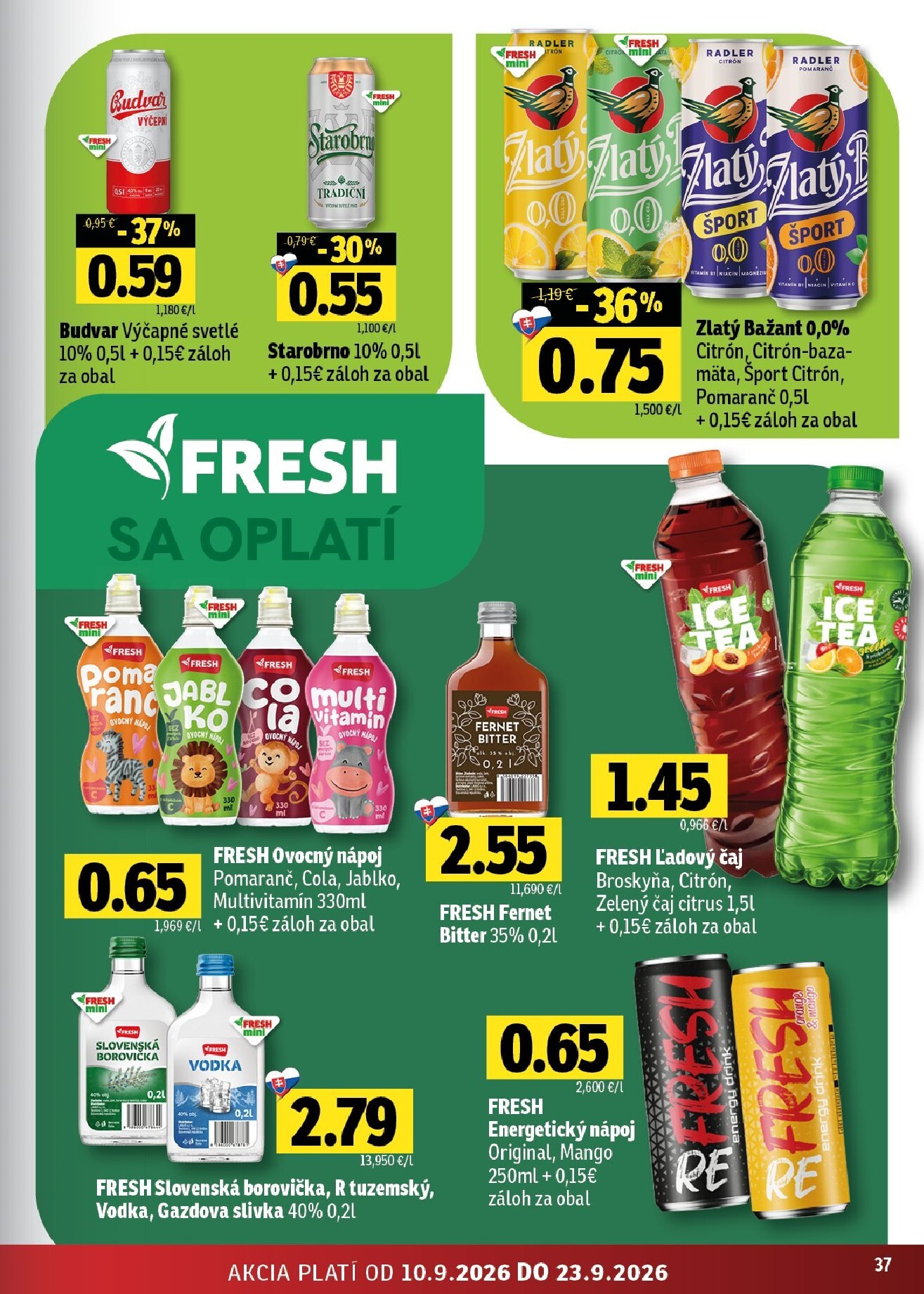fresh - Nový Fresh leták od štvrtka, 10.09.2026 do stredy, 23.09.2026 - page: 37