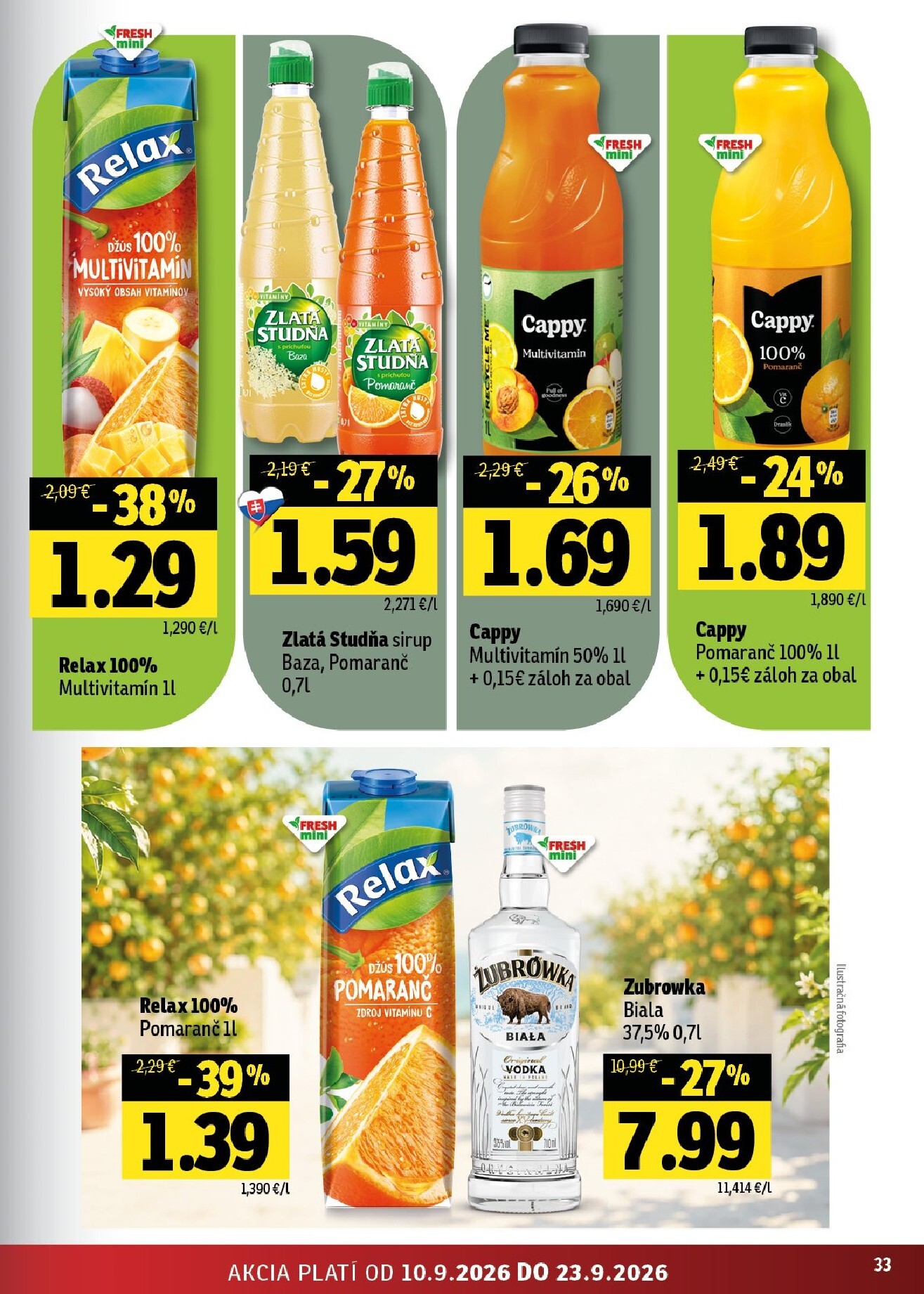 fresh - Nový Fresh leták od štvrtka, 10.09.2026 do stredy, 23.09.2026 - page: 33