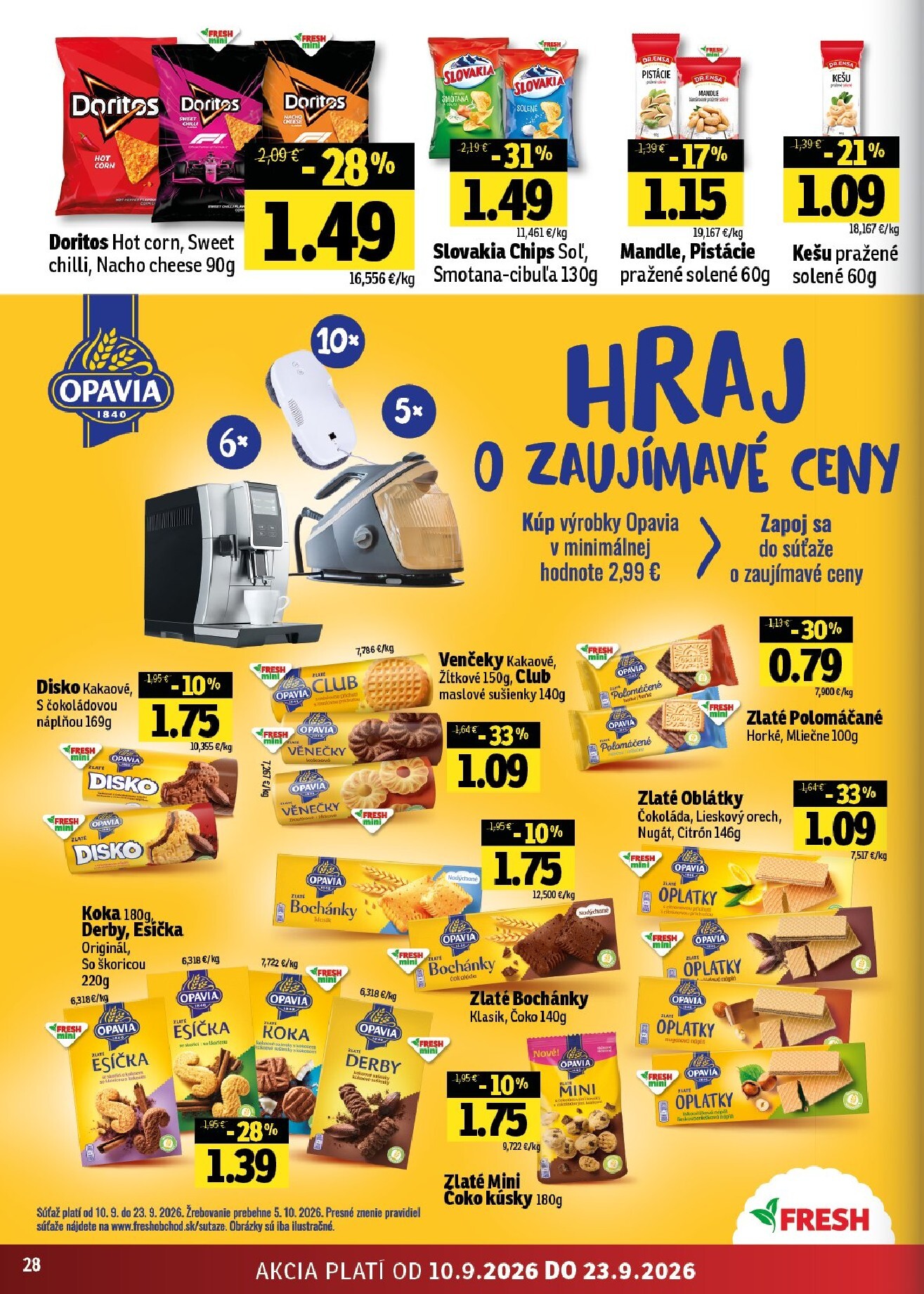 fresh - Nový Fresh leták od štvrtka, 10.09.2026 do stredy, 23.09.2026 - page: 28