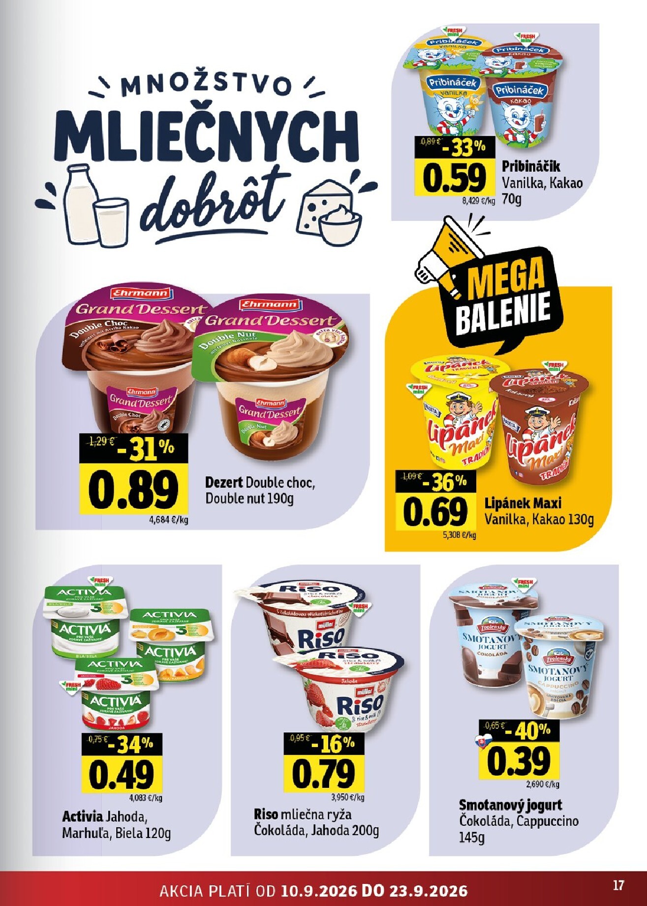 fresh - Nový Fresh - Východné Slovensko leták od štvrtka, 10.09.2026 do stredy, 23.09.2026 - page: 17