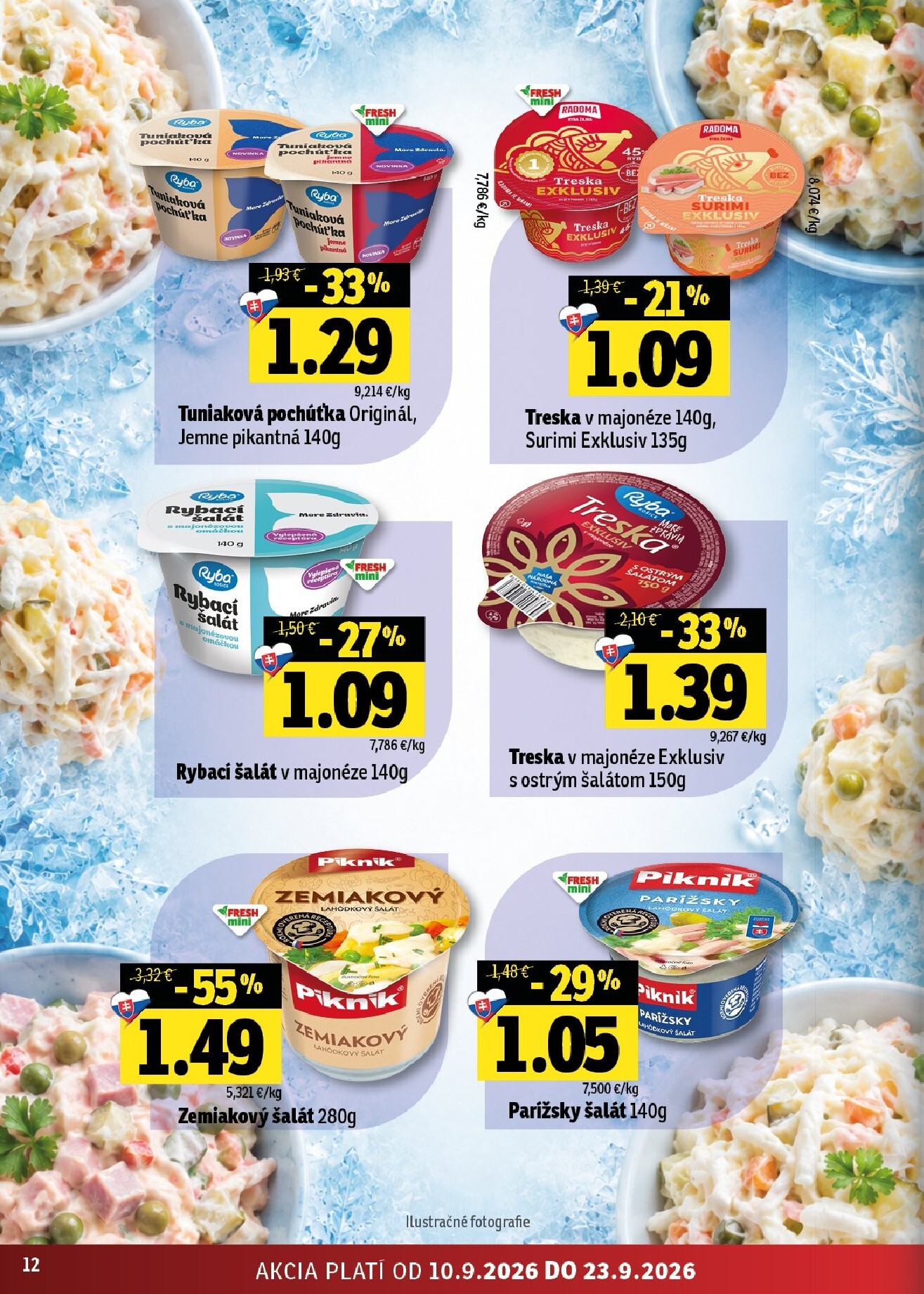 fresh - Aktuálny Fresh - Stredné a západné Slovensko leták od štvrtka, 10.09.2026 do stredy, 23.09.2026 - page: 12